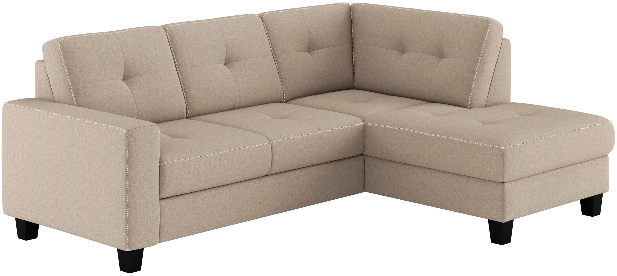 Home affaire Ecksofa »Varese« wahlweise mit Bettfunktion und Bettkasten