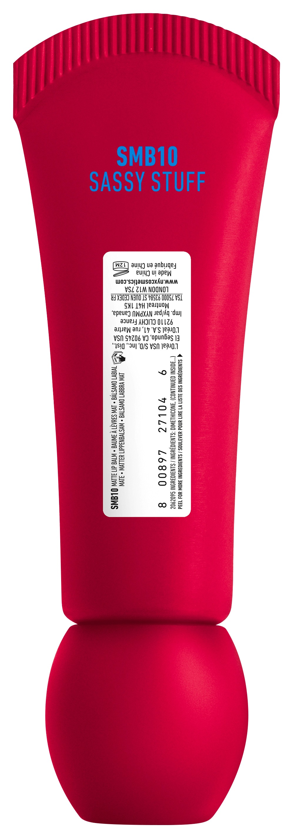 NYX Lippenbalsam »NYX Professional Makeup Smushy Matte Lip Balm«