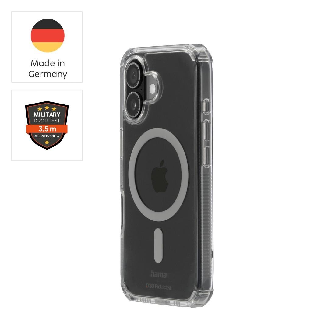 Hama Smartphone-Hülle »Handyhülle „Extreme Protect“ für iPhone 17 (stoßfest)« Apple iPhone 17 für MagSafe