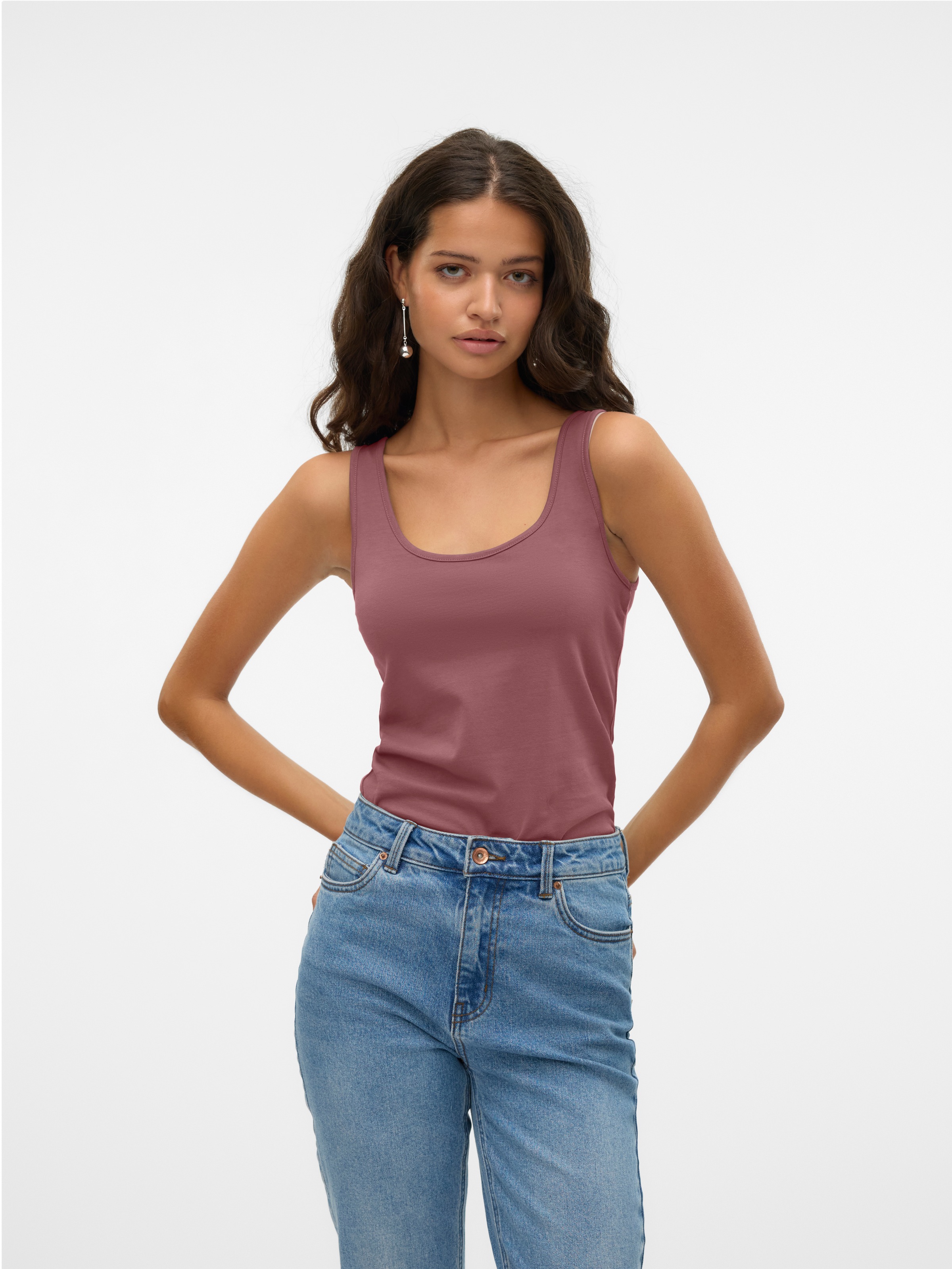 Vero Moda Tanktop "VMMAXI MY SOFT LONG TANK TOP NOOS", in Basic-Form günstig online kaufen