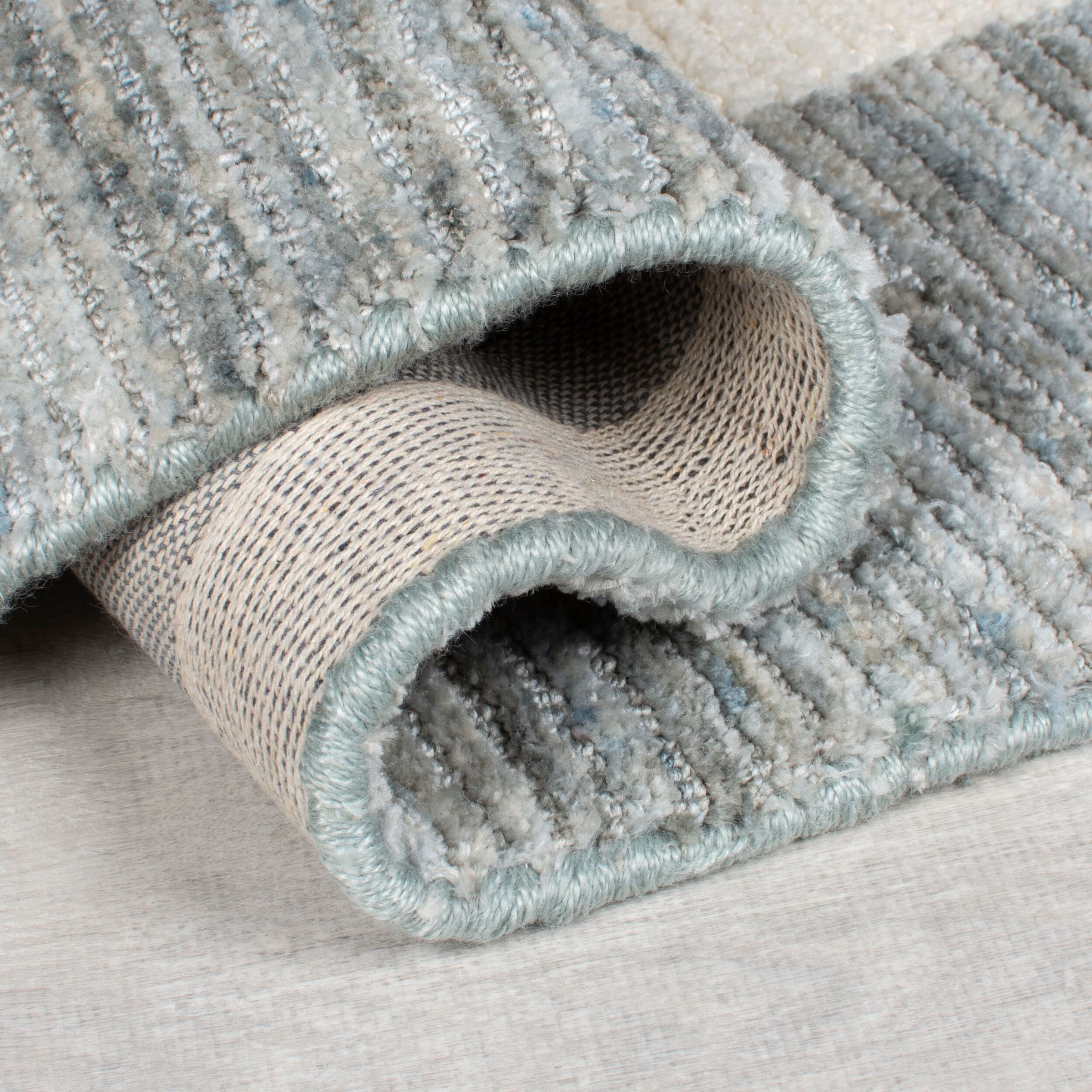 FLAIR RUGS Teppich »Rylan«, rechteckig, 12 mm Höhe, Hoch-niedriger Flor in Wolle-Optik