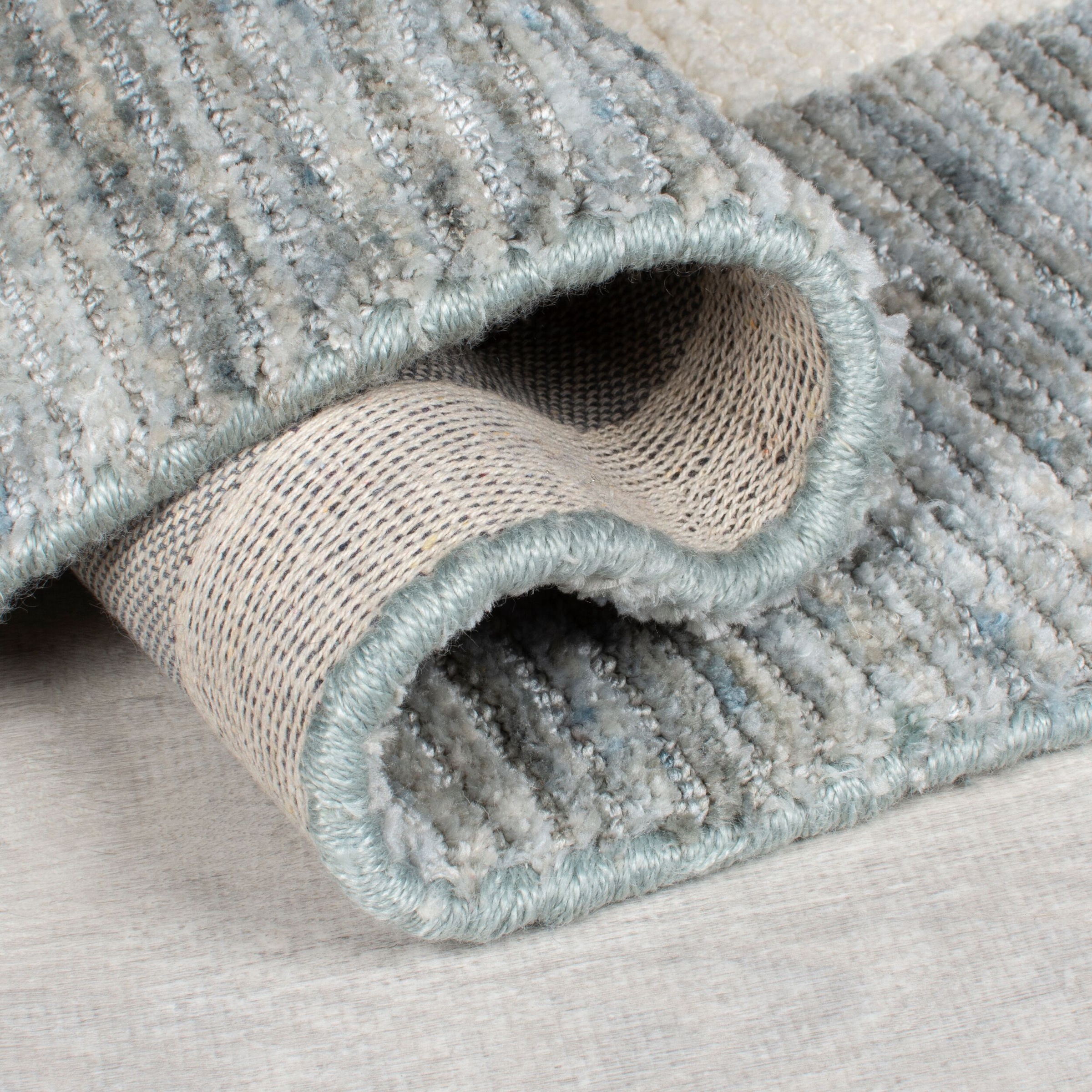 Thumbnail - FLAIR RUGS Teppich "Rylan" rechteckig 12 mm Höhe Hoch-niedriger Flor in Wolle-Optik