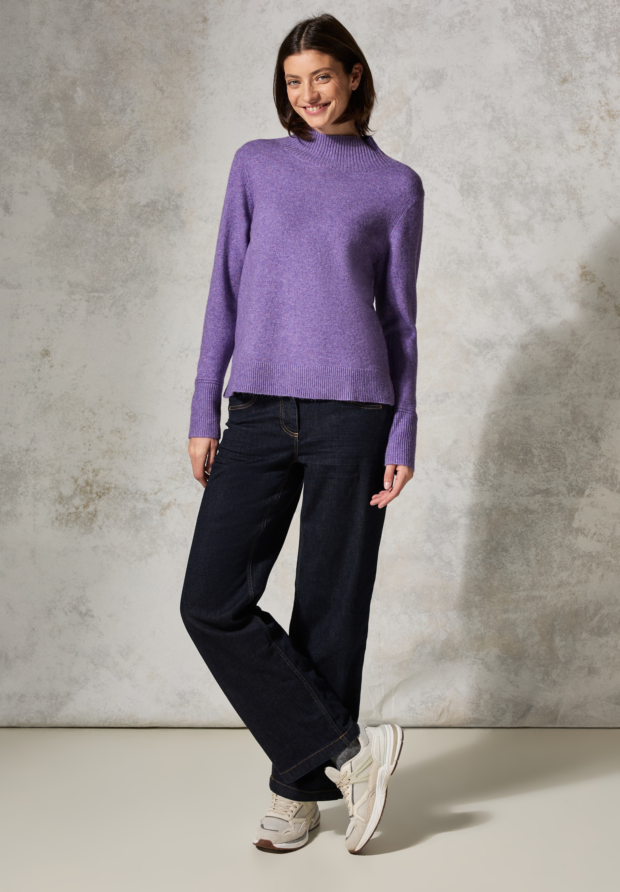 Cecil Strickpullover, im soften Baumwoll-Mix