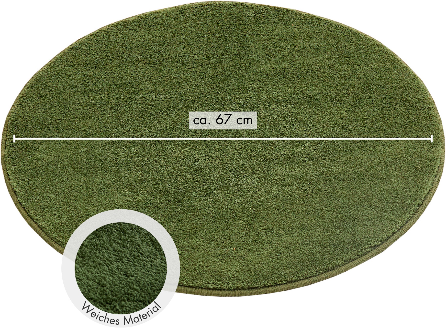 Andiamo Teppich »Arezzo« rund 16 mm Höhe