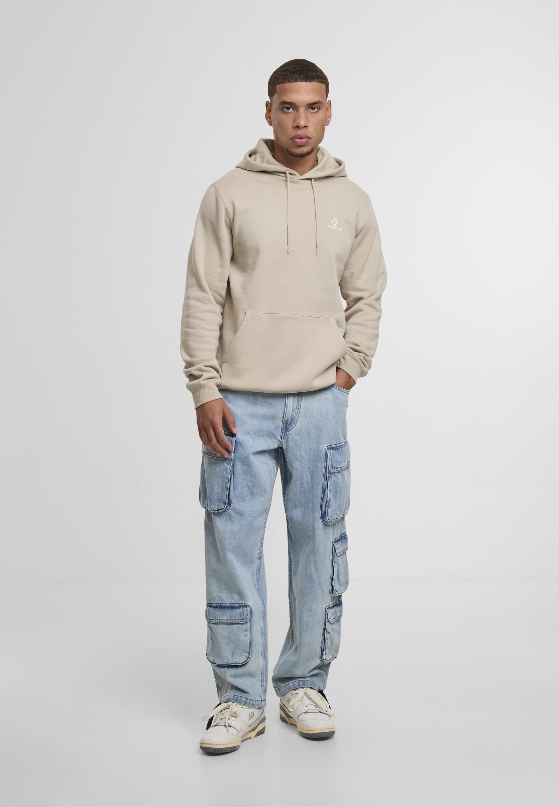 URBAN CLASSICS Cargohose »Urban Classics Multi Pocket Denim Cargo«, (1 tlg.)