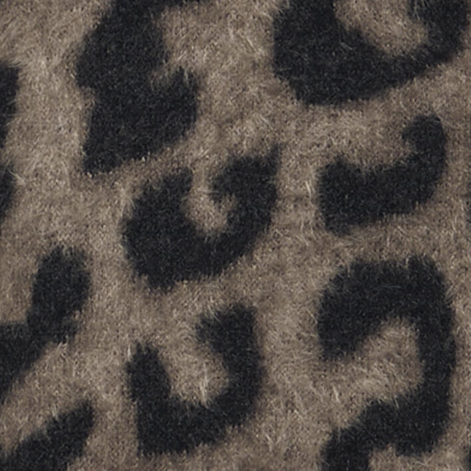 STREET ONE STUDIO Rundhalspullover im Leo Design