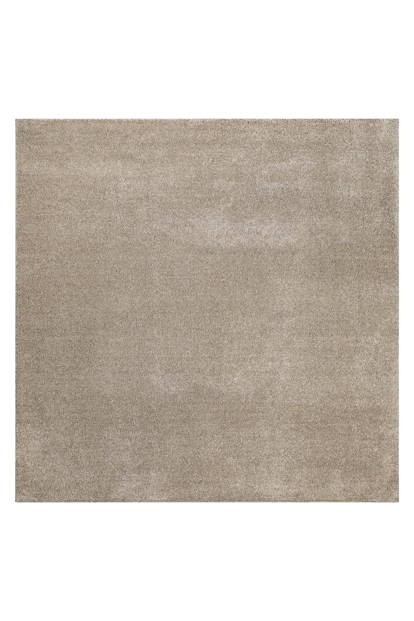 Wecon home Teppich »Wogh« quadratisch 25 mm Höhe Kurzflor, maschinell gewebt, robust, Wohn- & Schlafzimmer, einfarbig