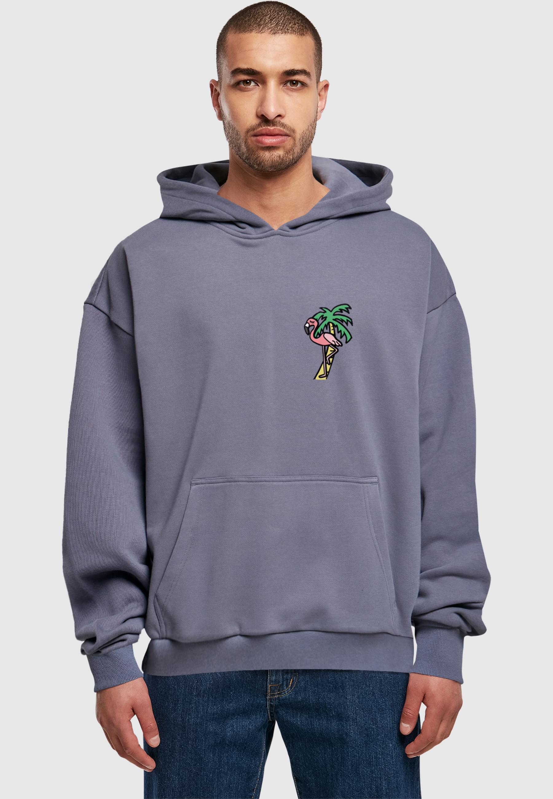 Thumbnail - MisterTee Kapuzensweatshirt "MisterTee Flamingo Hoodie", (1 tlg.)