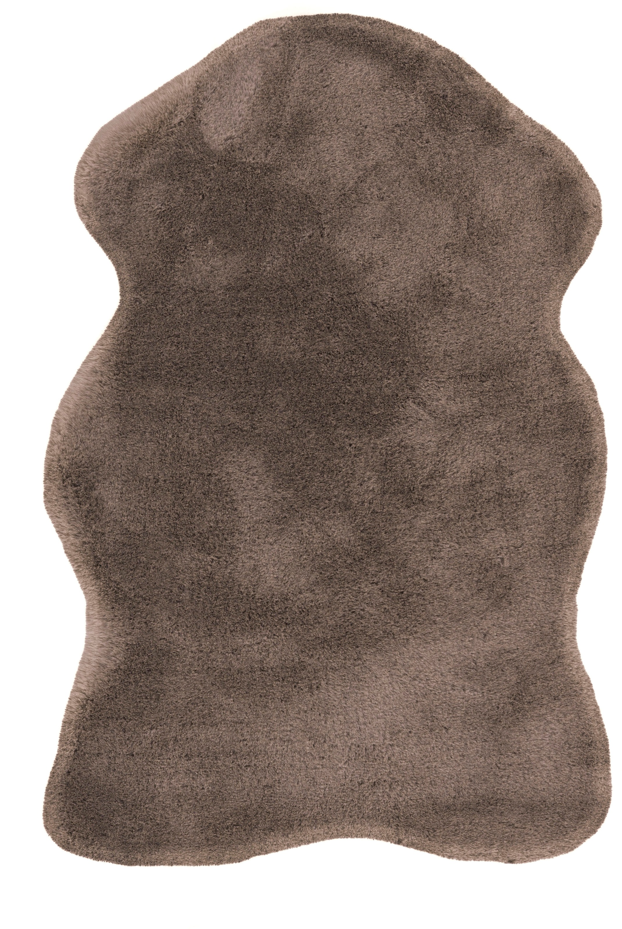 Padiro Fellteppich »Rabbit Light Sheepskin 825«, fellförmig, 23 mm Höhe, weiches Fellteppich-Imitat, Schlafzimmer, Kinderzimmer