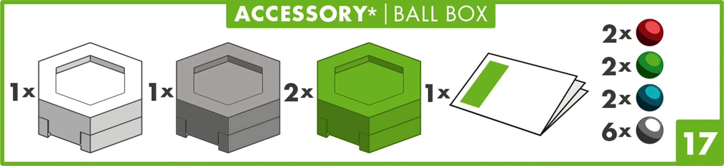 Ravensburger Kugelbahn-Bausatz »GraviTrax Accessory Ball Box«, Made in Europe