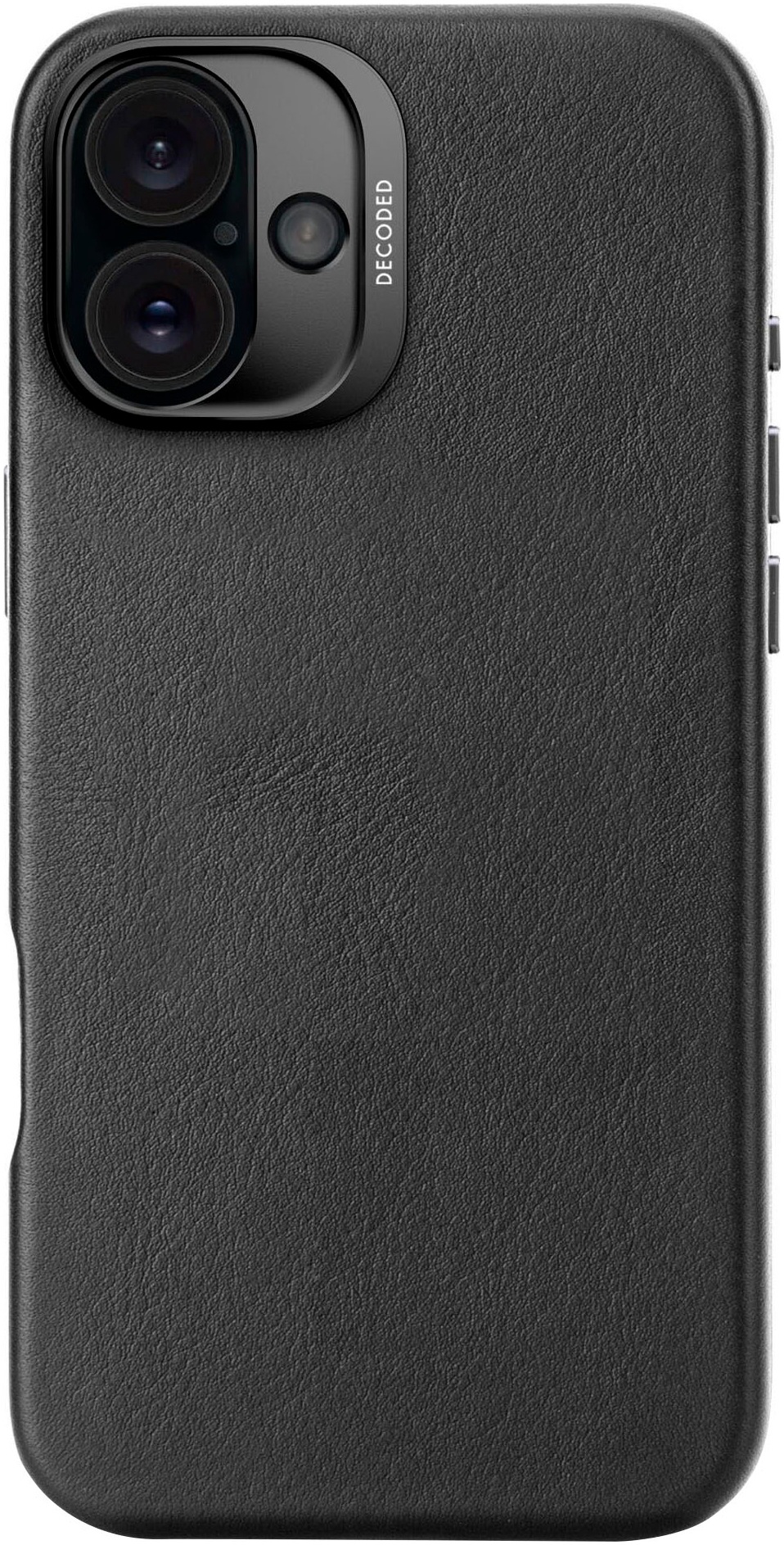 DECODED Smartphone-Hülle »Leather Backcover iPhone 16 Plus«, Smartphones
