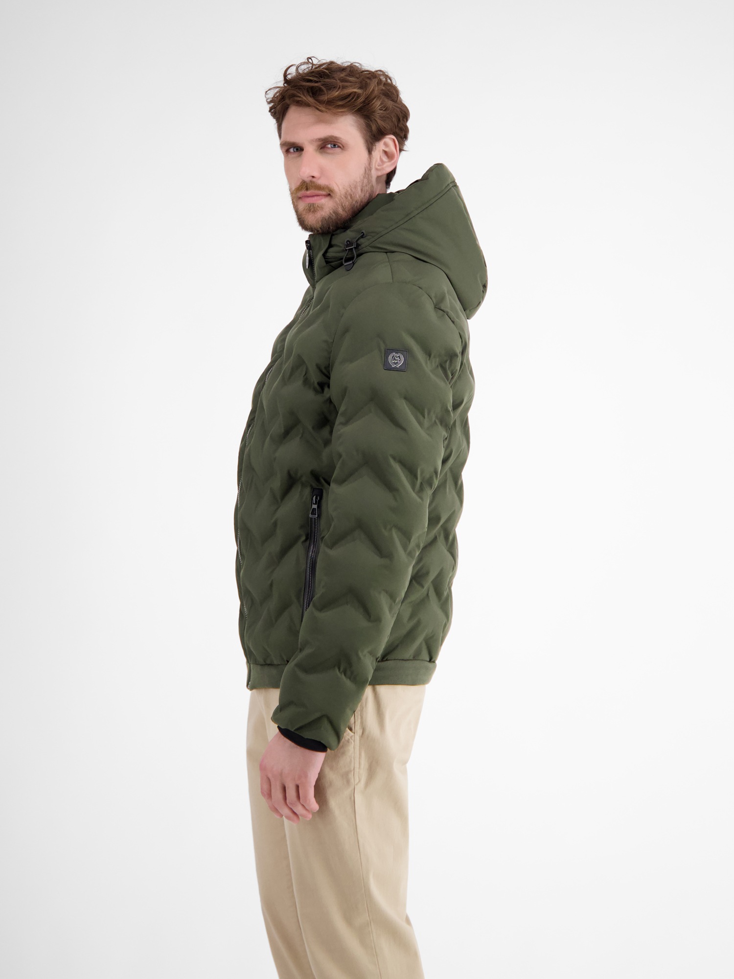 LERROS Steppjacke »LERROS Herren Funktions-Steppjacke«, mit Kapuze, Wasser- und windabweisend, atmungsaktiv