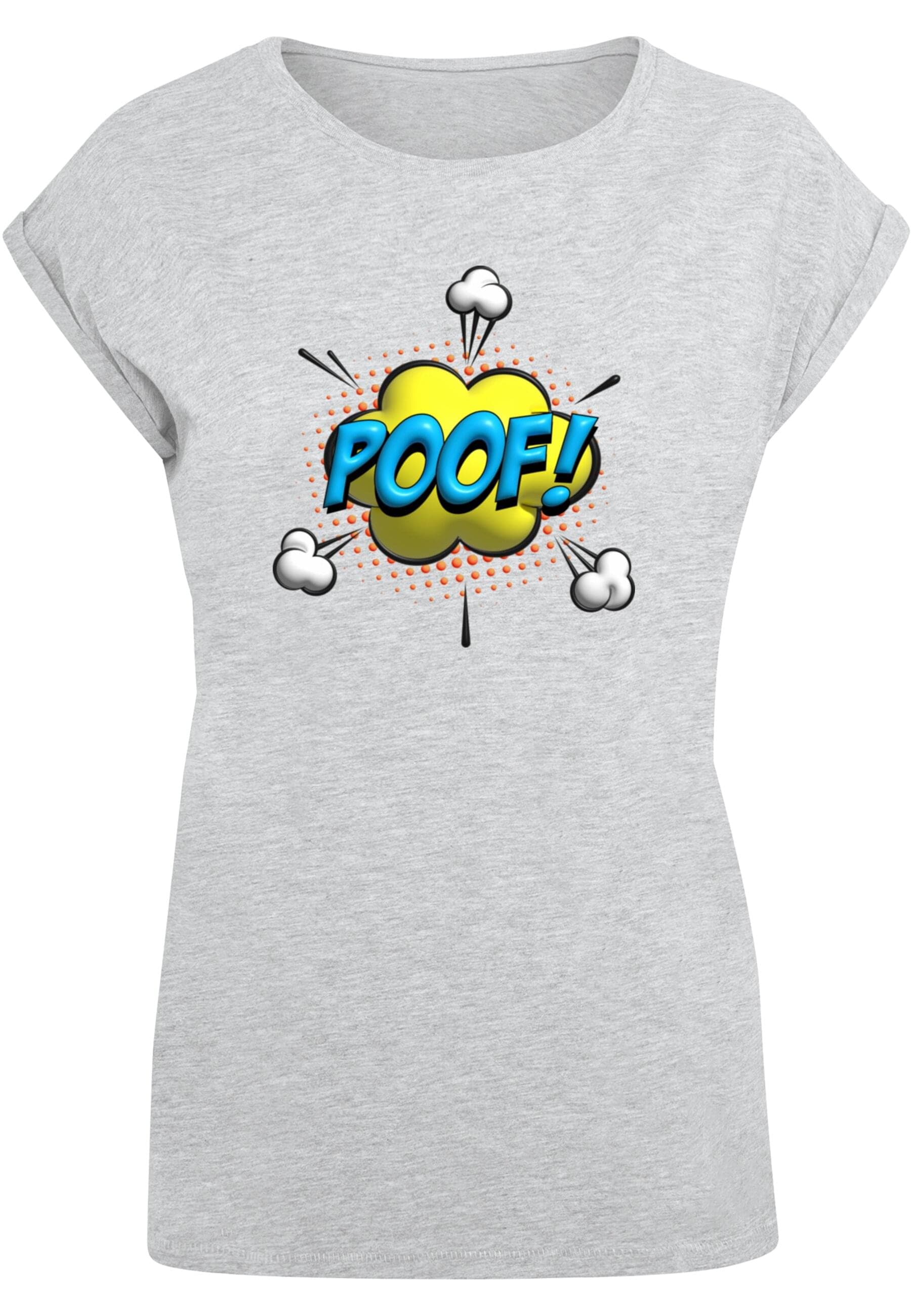 Merchcode T-Shirt "Merchcode Damen Ladies POOF Comic Extended Shoulder Tee" günstig online kaufen