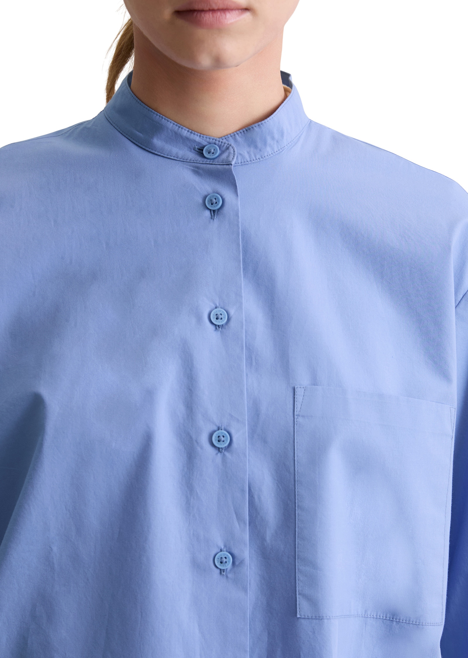 Marc O'Polo DENIM Langarmbluse »aus softem Popeline«