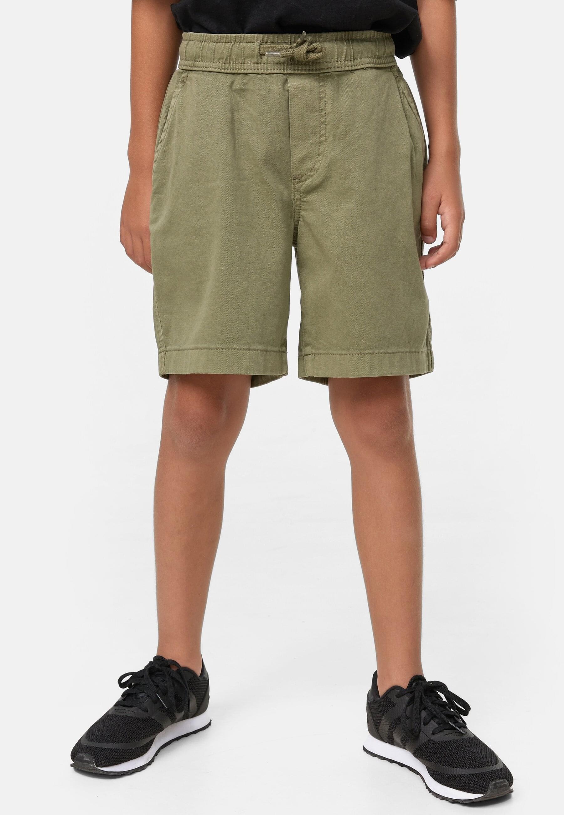 URBAN CLASSICS Stoffhose »Urban Classics Herren Boys Strech Twill Joggshorts«, (1 tlg.)