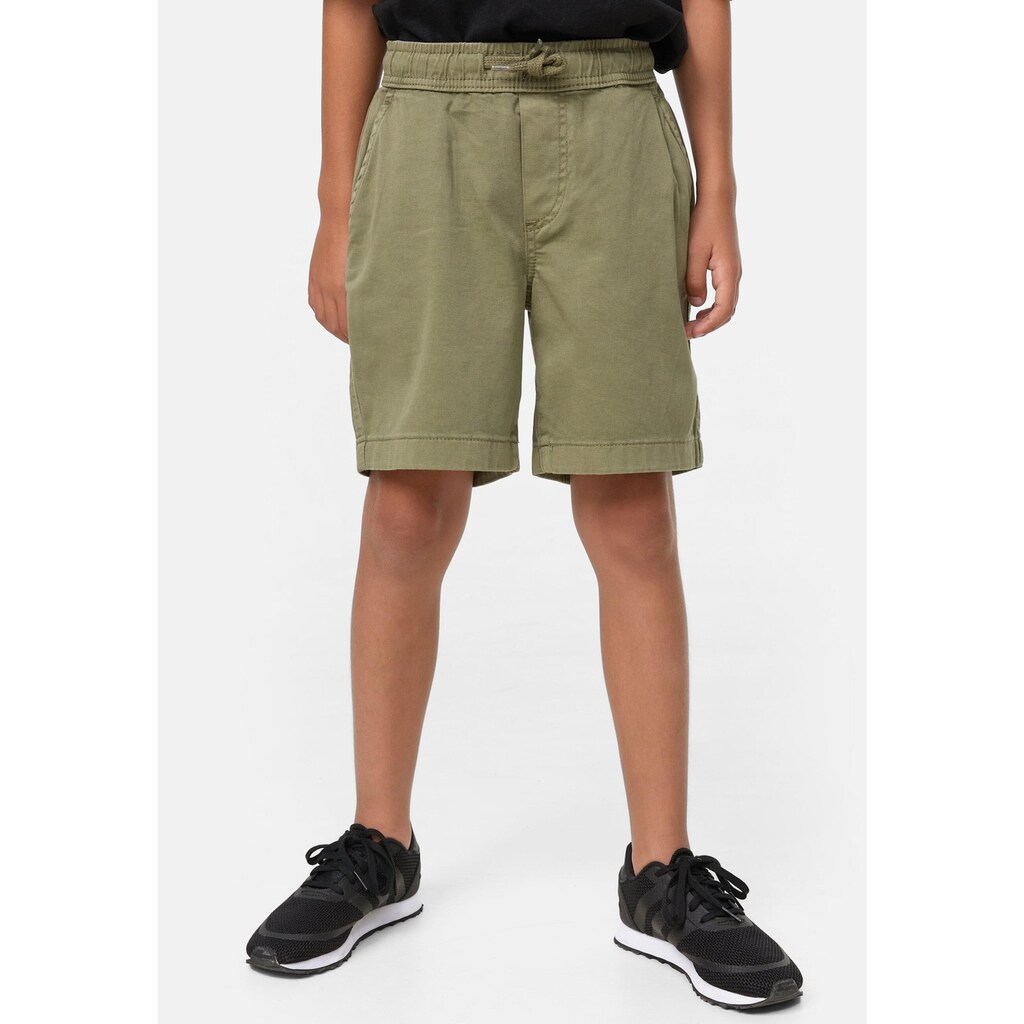 URBAN CLASSICS Stoffhose »Urban Classics Herren Boys Strech Twill Joggshorts«, (1 tlg.)