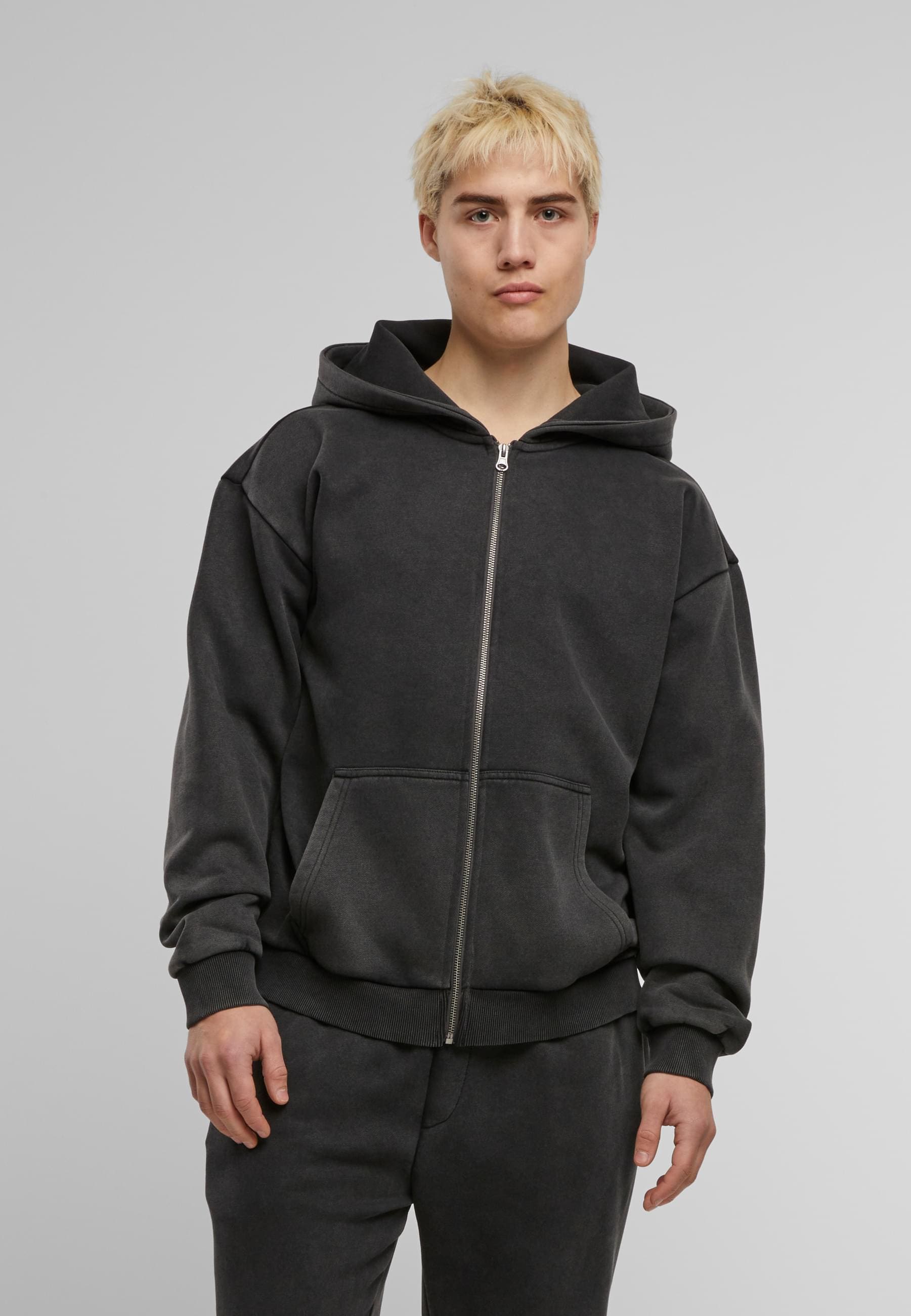 URBAN CLASSICS Sweatjacke »Urban Classics Vintage Heavy Zip Hoodie«
