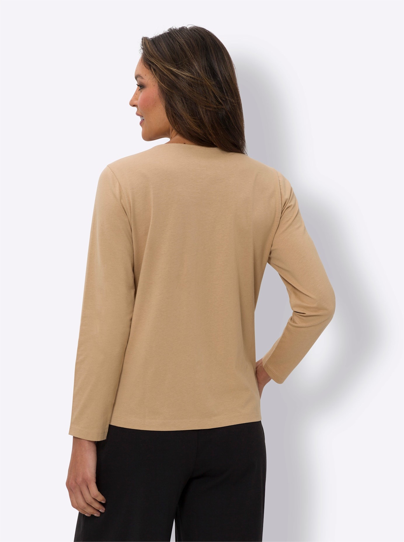 Classic Basics Langarmshirt "Langarm-Shirt" 1 Stk. tlg. günstig online kaufen