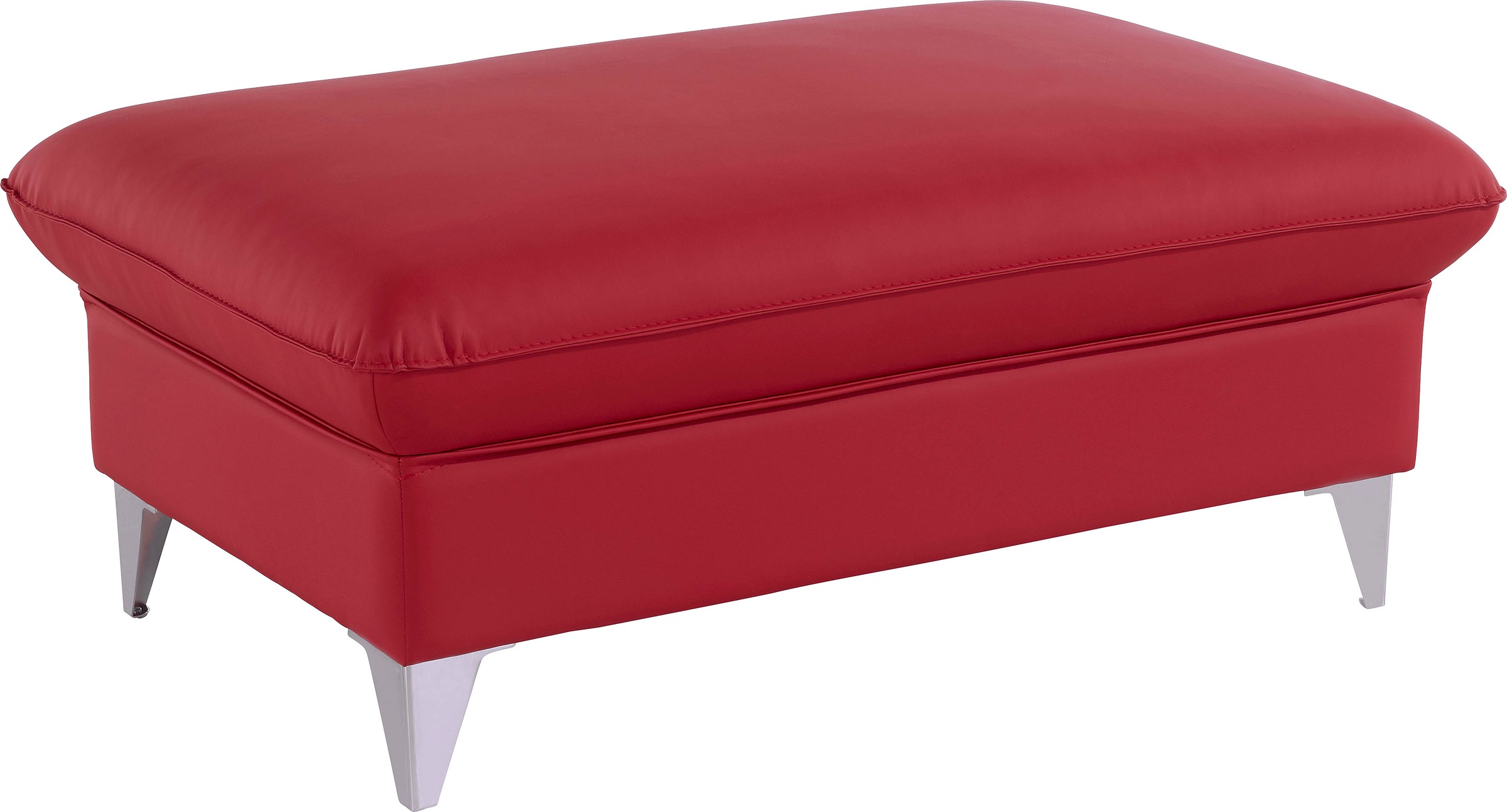 COTTA Polstergarnitur »Caluso L-Form«, (2 tlg.), Set bestehend aus: Ecksofa mit Kopfteilverstellung & Hocker