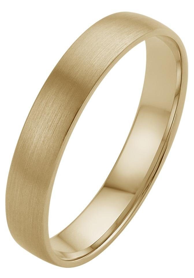 Firetti Trauring »Schmuck Geschenk Gold 375 Hochzeit Ehering "LIEBE" Sterne«, Made in Germany, wahlweise mit oder ohne Brillanten
