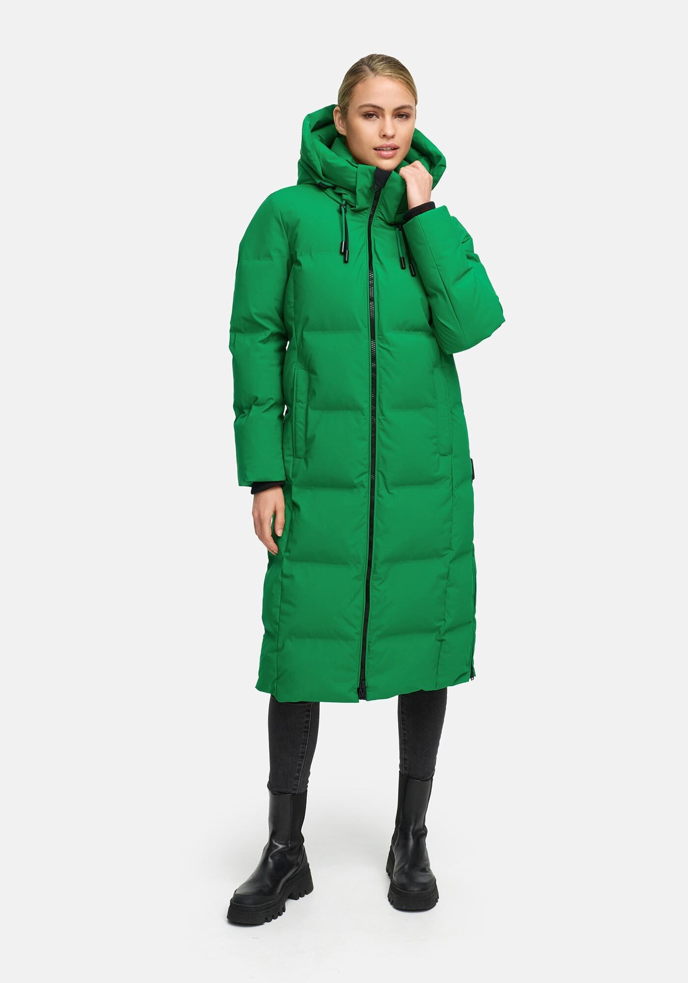 Marikoo Winterjacke "Tikoraa" mit extra langem Schnitt und hohem Kragen günstig online kaufen