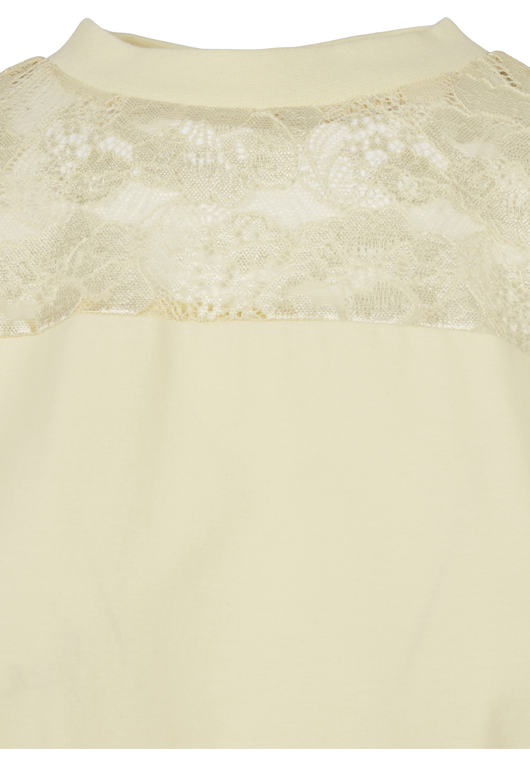 URBAN CLASSICS Kurzarmshirt »Urban Classics Damen Ladies Short Oversized Lace Tee« 1 Stk.