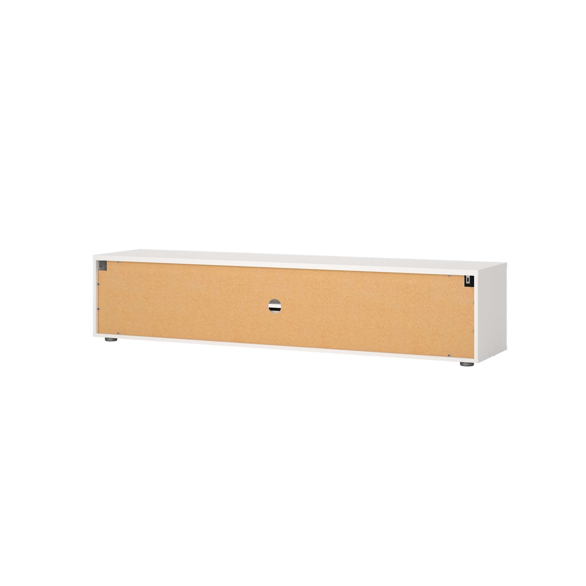 Home affaire TV-Schrank »Media TV-Möbel, TV Schrank, Mediaboard, Lowboard«, 2 Türen, 1 Schublade, 1 offenes Fach, Kabelmanagement, B. 147/177 cm