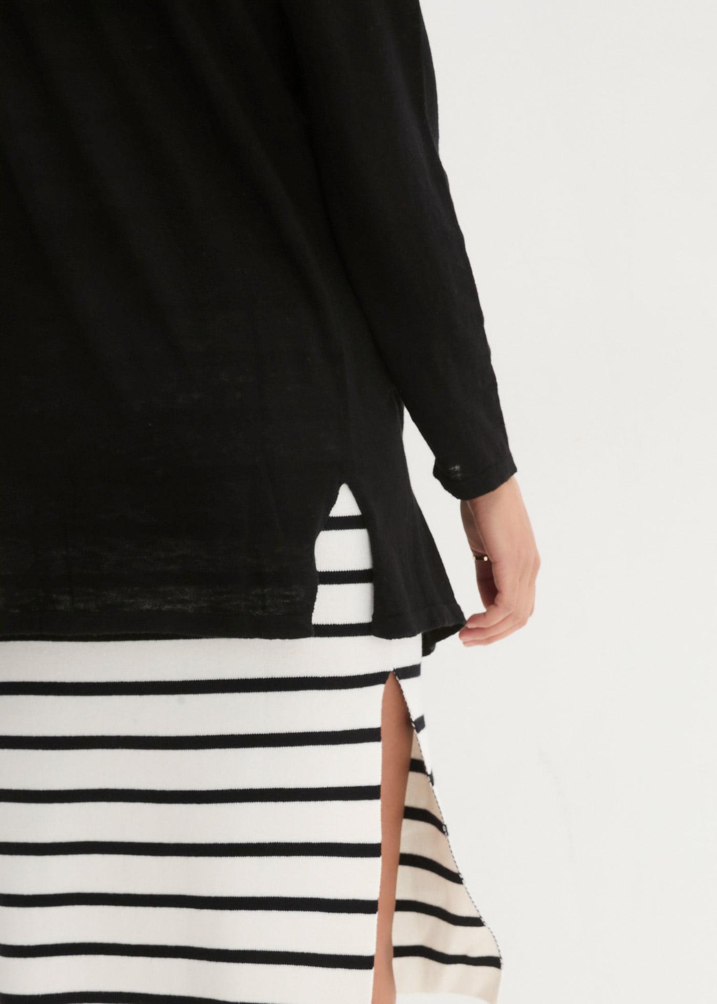 bonprix Strickjacke Strickjacke aus reiner Baumwoll-Slub Qualität