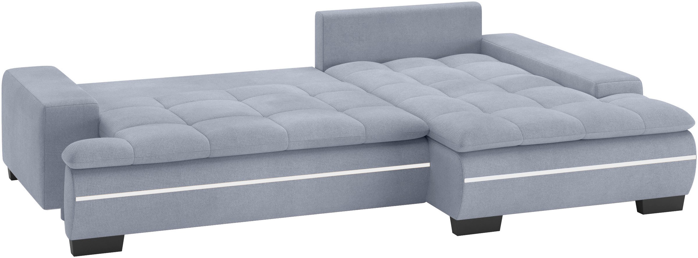 Mr. Couch Ecksofa »Haiti II, L-Form«, RGB-LED Beleuchtung, Kaltschaum, wahlweise mit Bett, Bettkasten