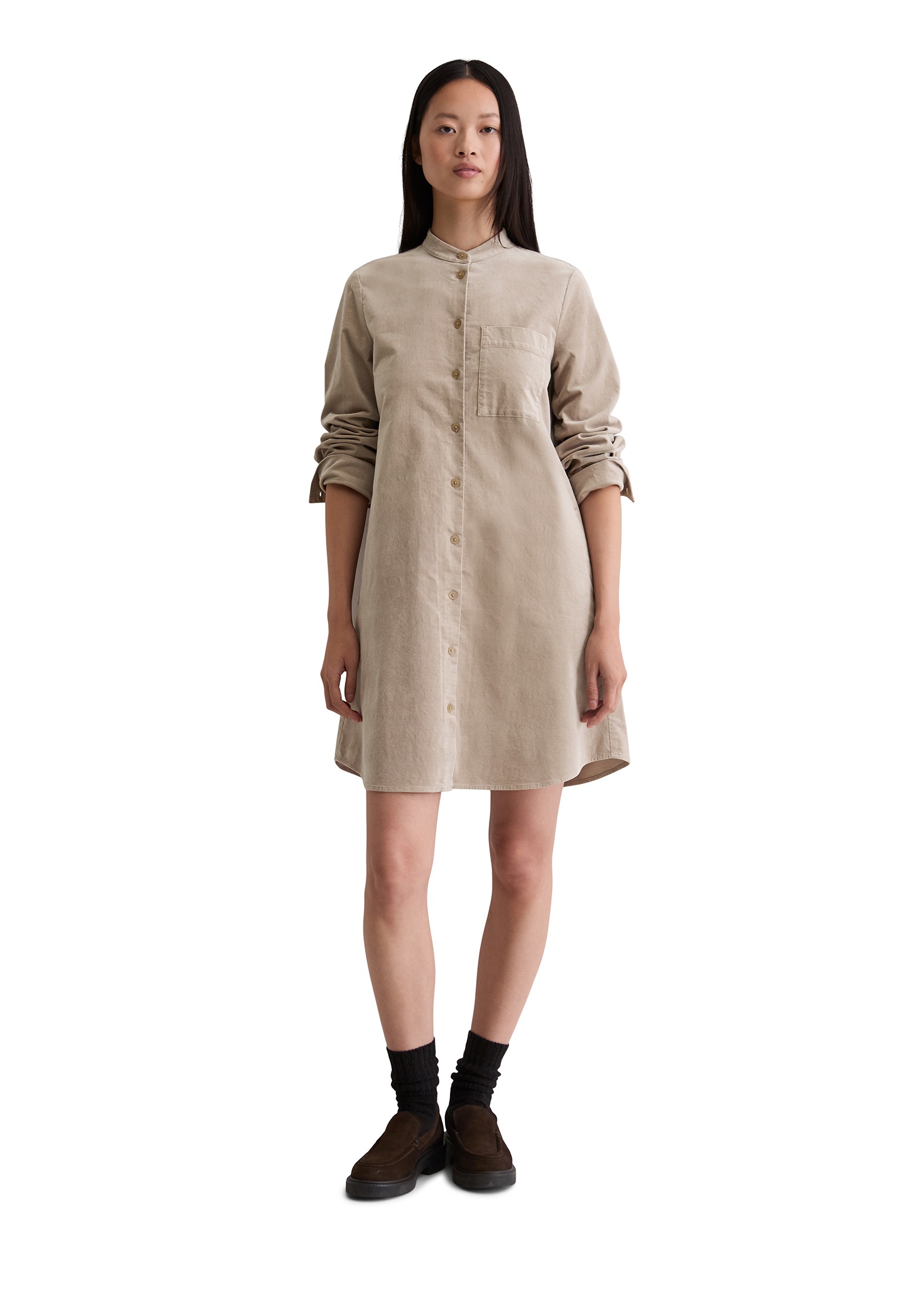Marc O'Polo Hemdblusenkleid »aus Organic Cotton Stretch«