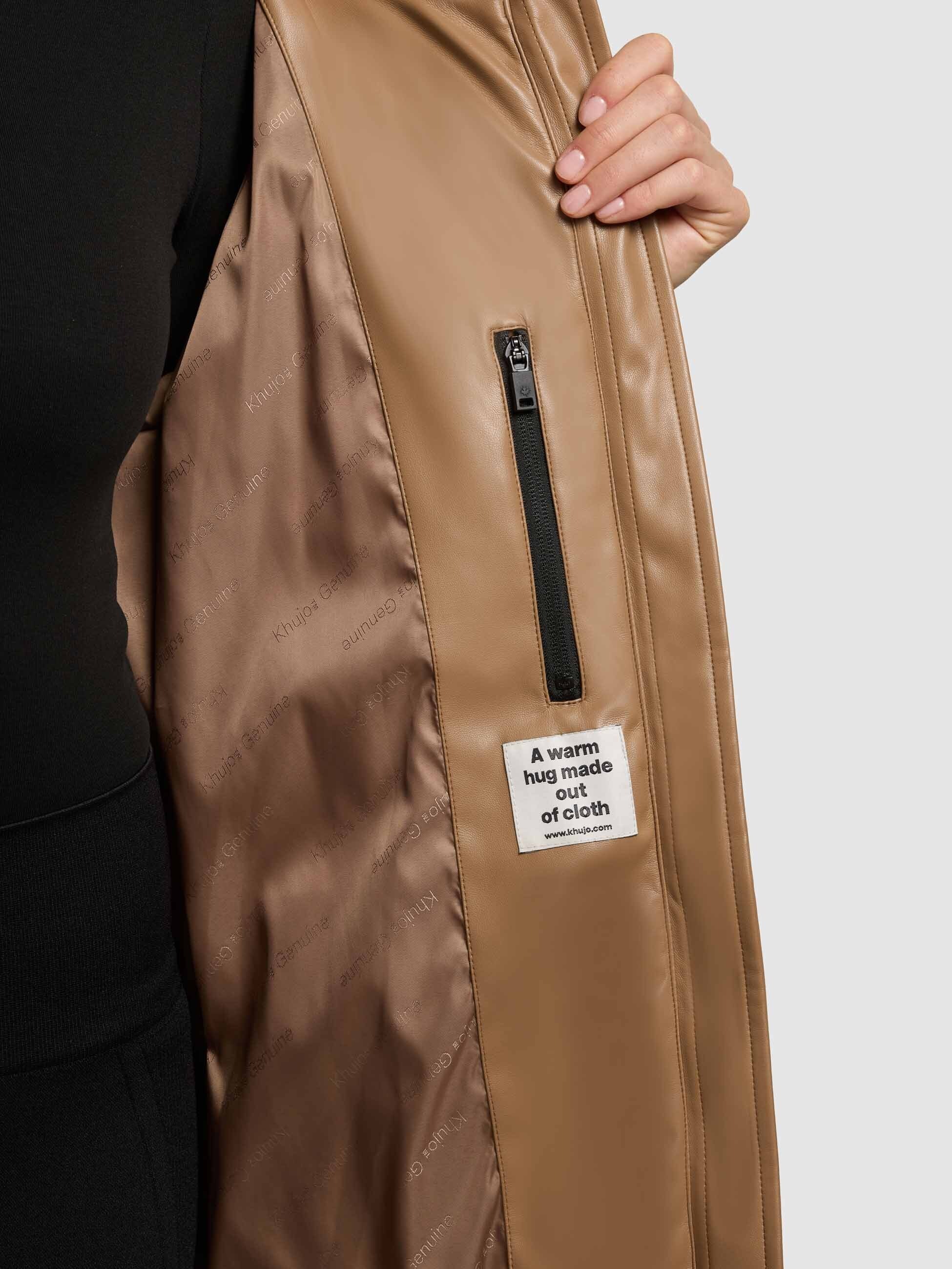 khujo Lederimitatmantel »LORSA«