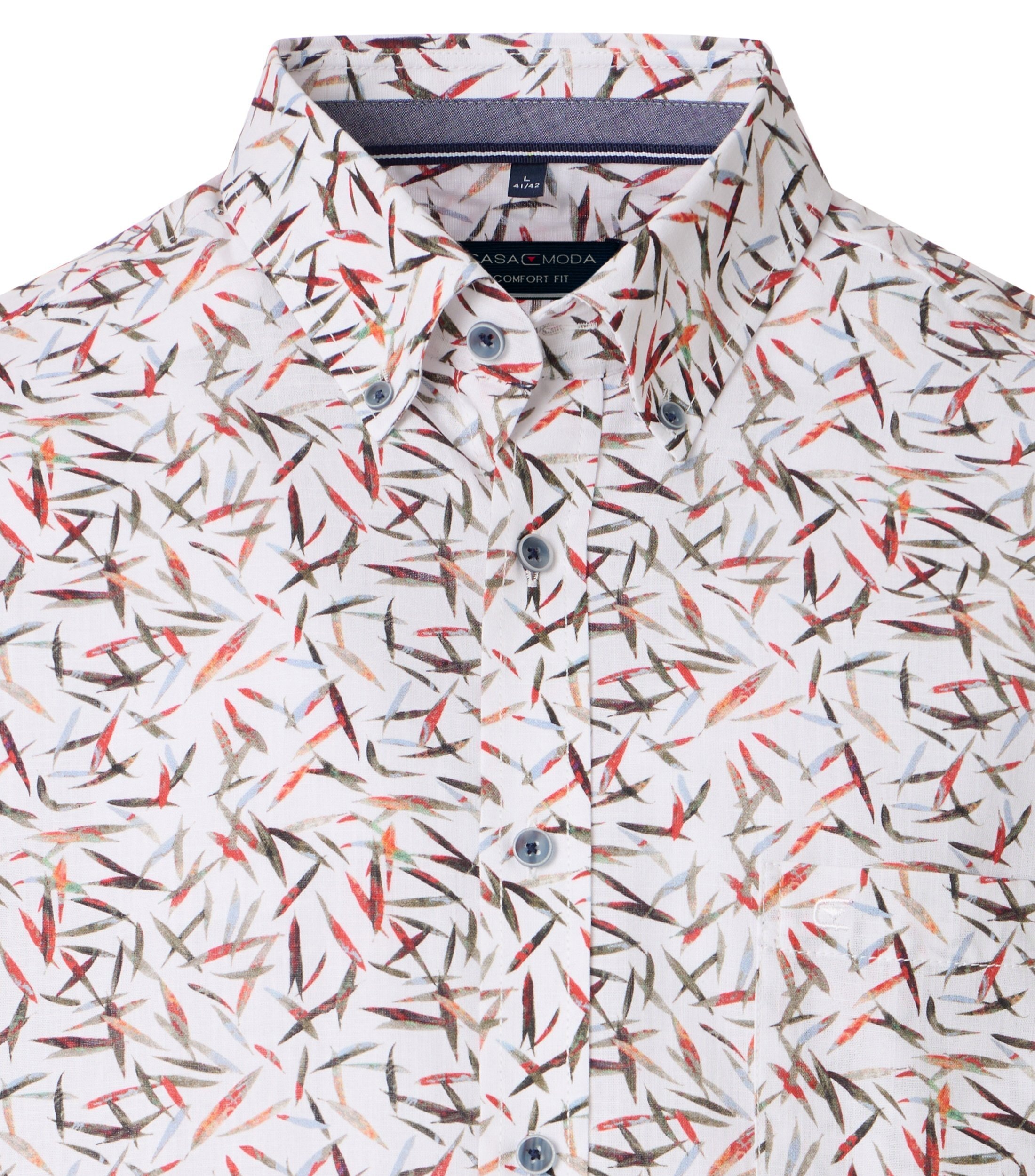 Thumbnail - CASAMODA Kurzarmhemd "CASAMODA Freizeithemd Kurzarm Print"