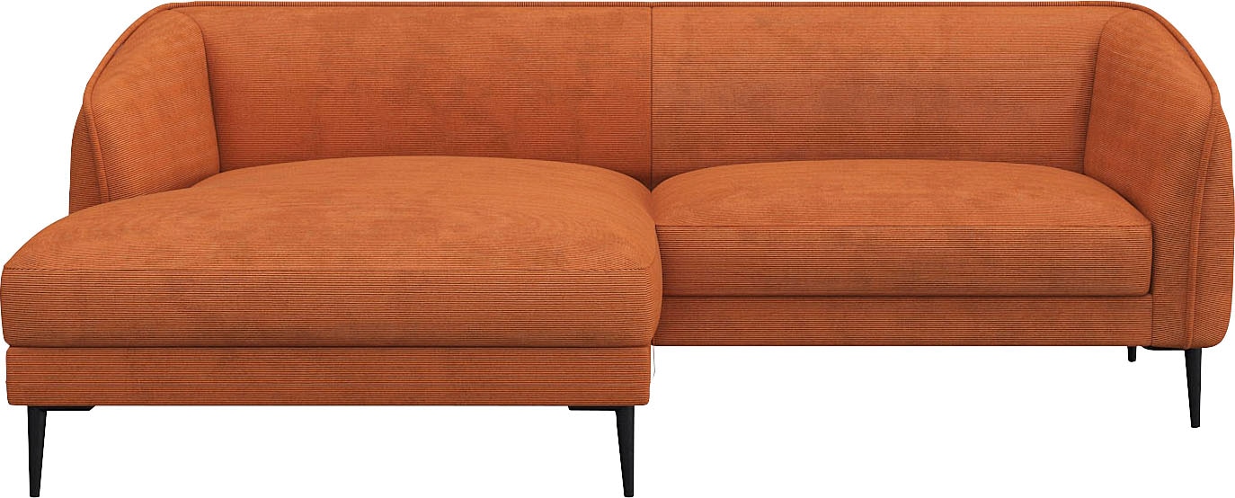 FLEXLUX Ecksofa "Belle Designsofa, bequem durch Kaltschaum im Sitz, OTTOs C günstig online kaufen