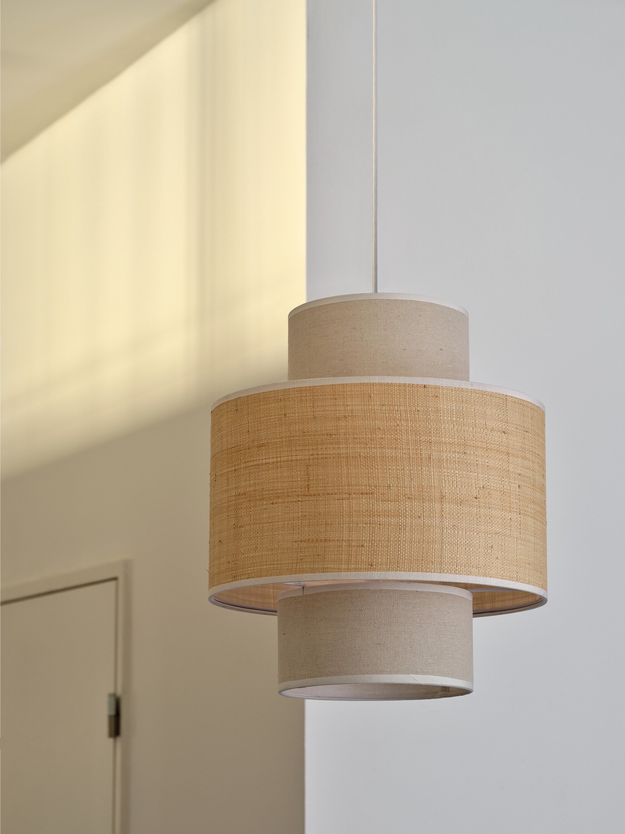 Osram Pendelleuchte »Decor Wrap« E27 1 Stk. Fassung E27, Bast und Leinen und Stahl