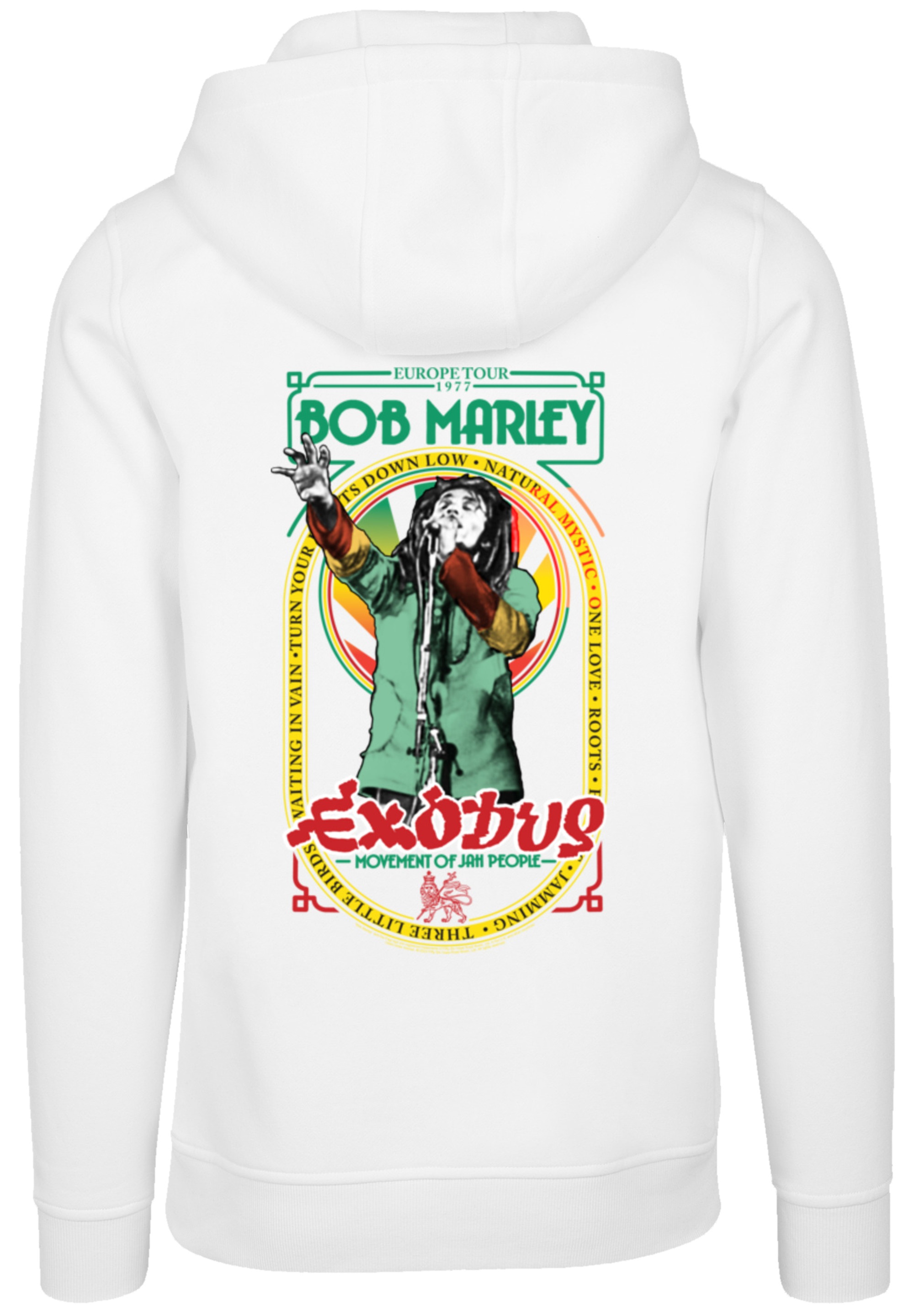 F4NT4STIC Kapuzenpullover »Bob Marley Reggae Music Exodus Singing«, Premium Qualität, Band, Logo