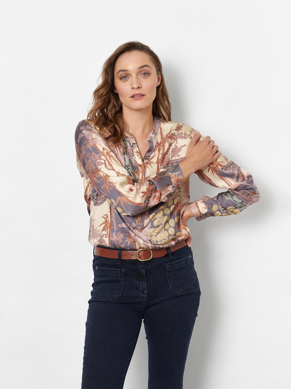 TONI Klassische Bluse »Bella« mit Patchwork-Print