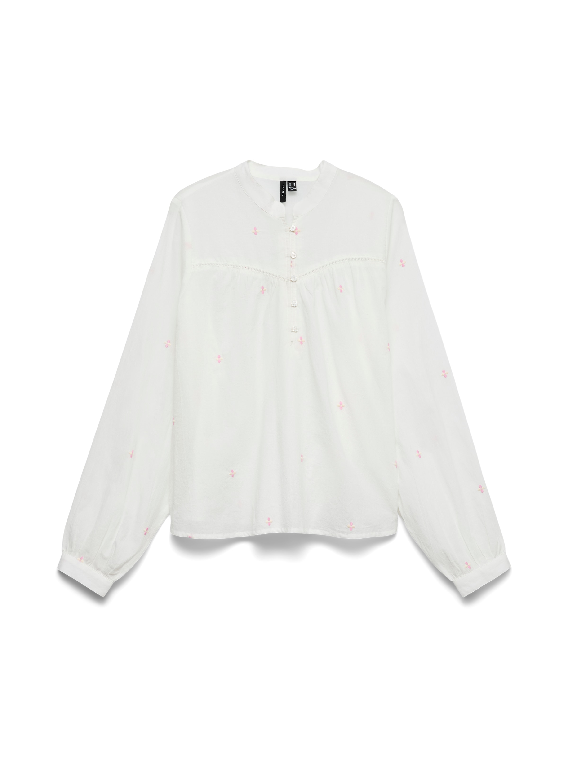 Vero Moda Langarmbluse »VMIRIS LS TOP NOOS« Baumwolle, allover bestickt