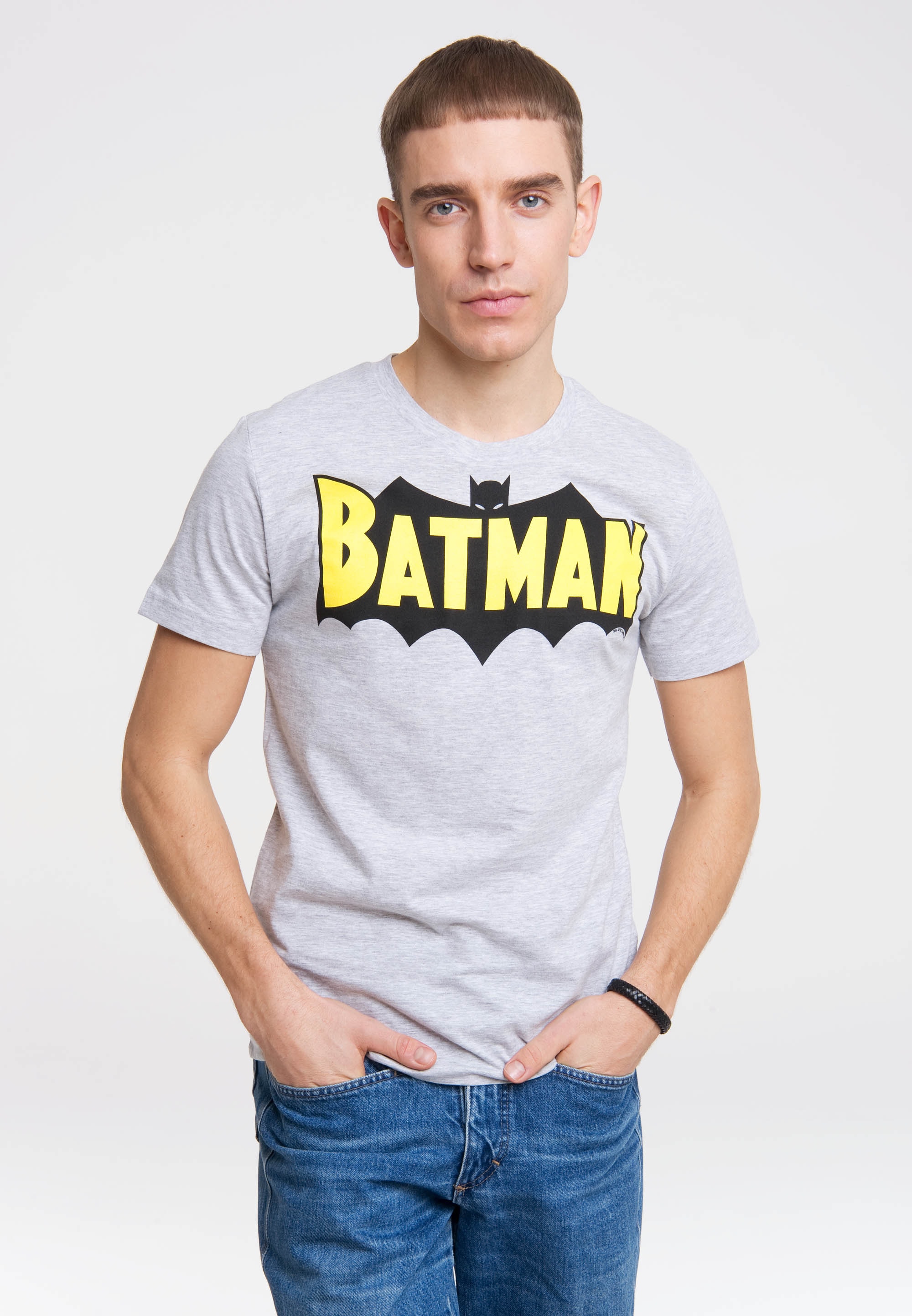 LOGOSHIRT T-Shirt »BATMAN - BAUR bestellen WINGS«, ▷ mit Superhelden-Print coolem 