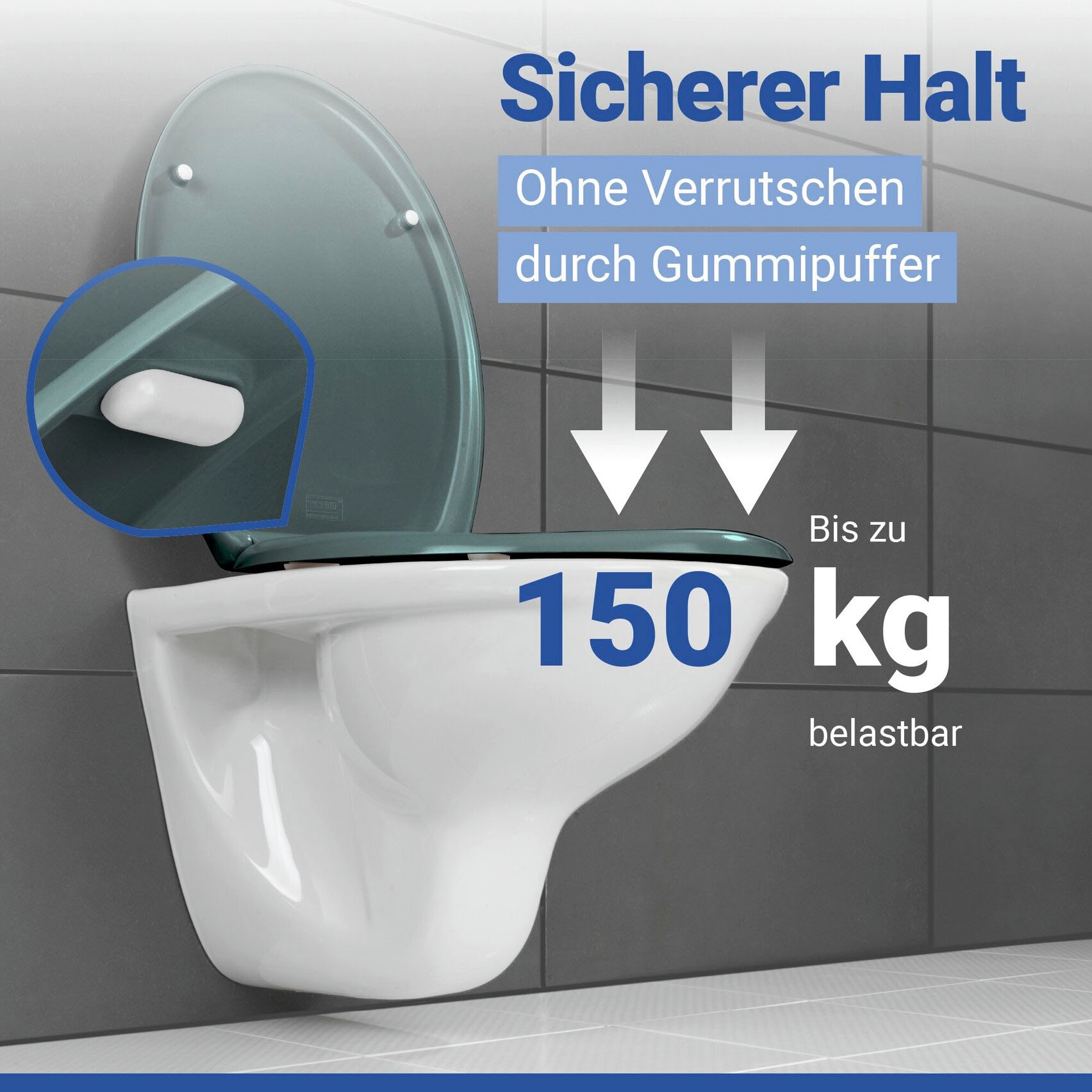 WENKO WC-Sitz »Ottana« Mit Absenkautomatik