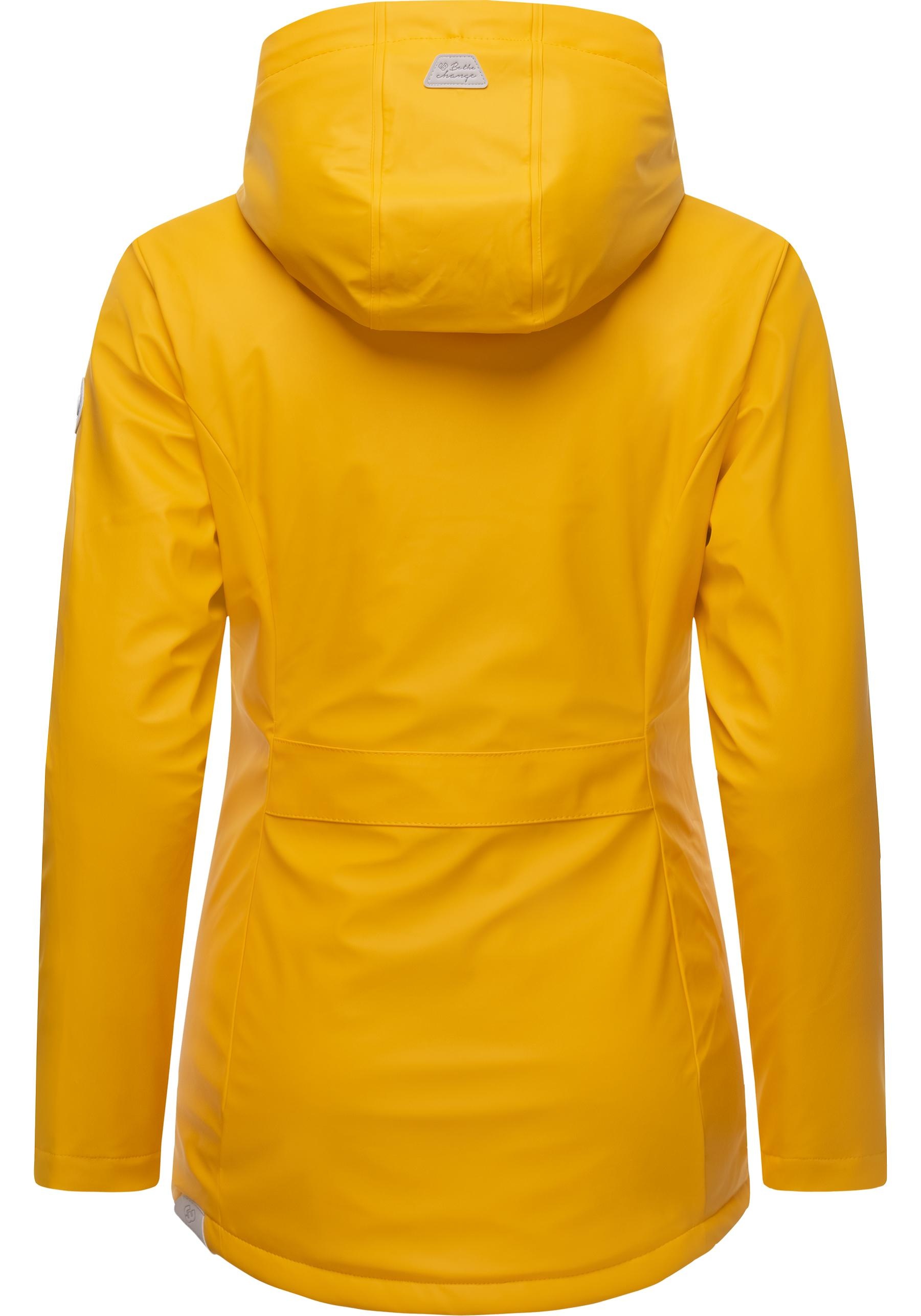 Ragwear Regenjacke »Marge«, mit Kapuze, warm gefütterter Damen Winter Regenmantel
