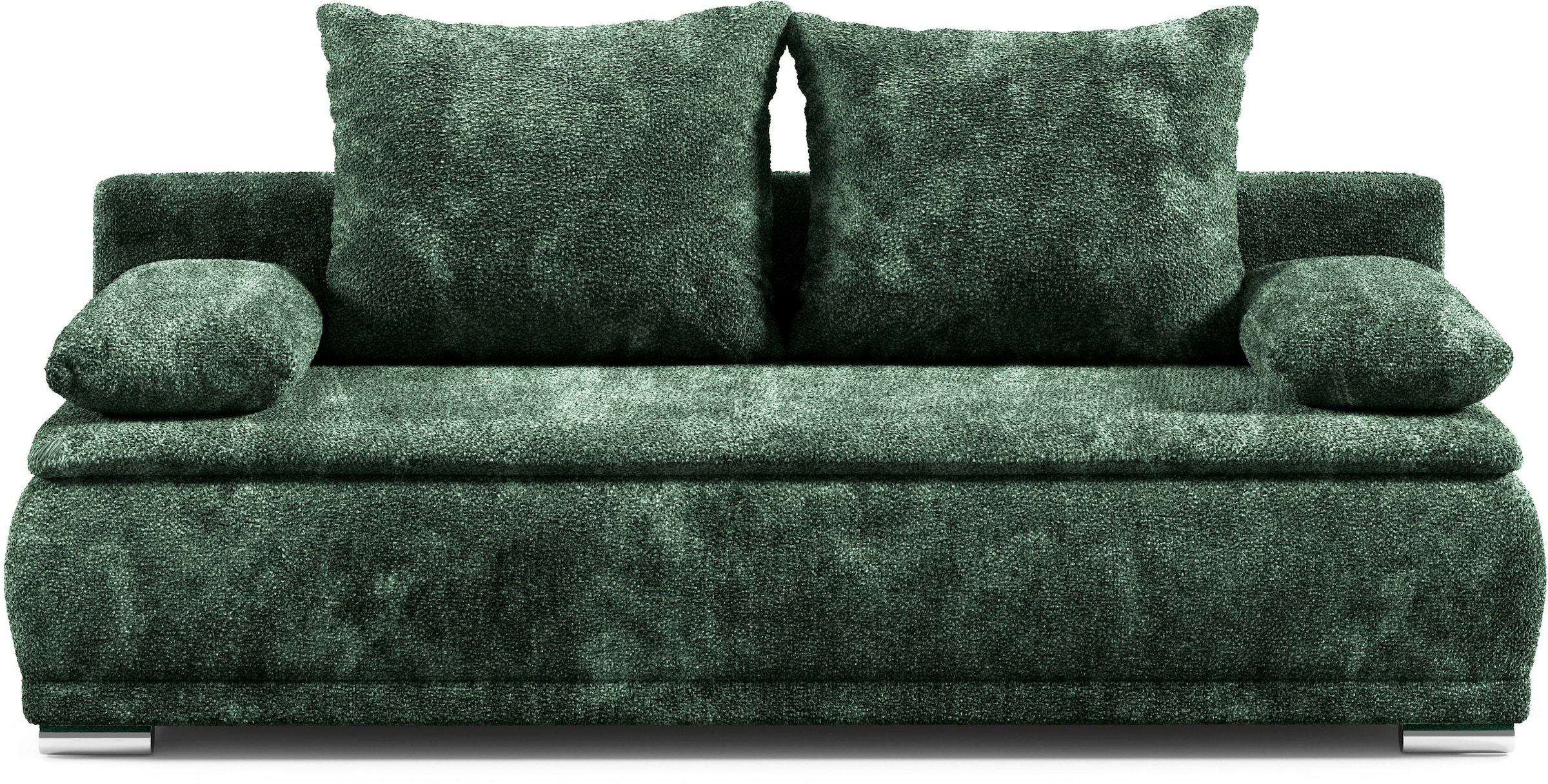 WERK2 Schlafsofa »Biggi, komfortabel und elegant, Breite 206cm,«, 2-Sitzer Sofa & Schlafcouch mit Bettkasten