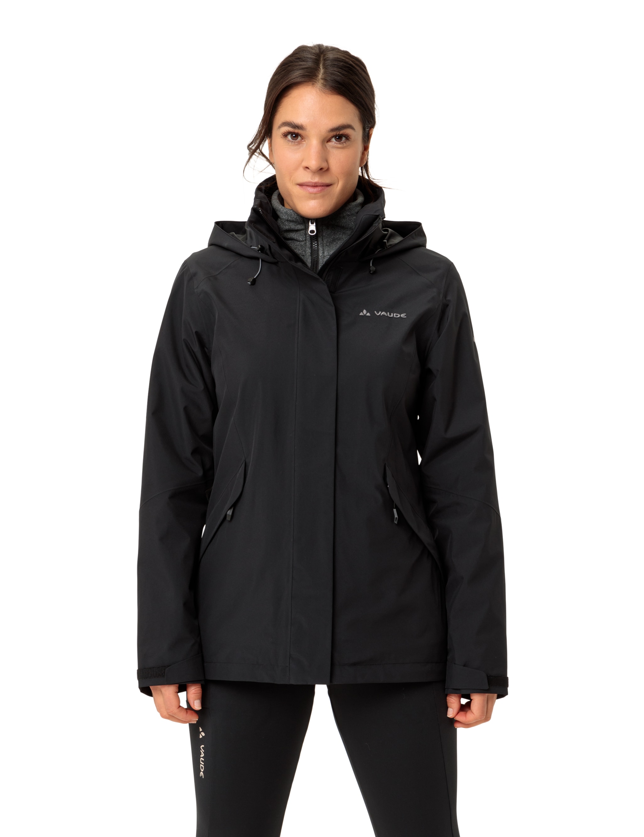 VAUDE 3-in-1-Funktionsjacke "WOMENS ROSEMOOR 3IN1 JACKET II" 2 Stk. tlg. wasserdicht, winddicht, atmungsaktiv
