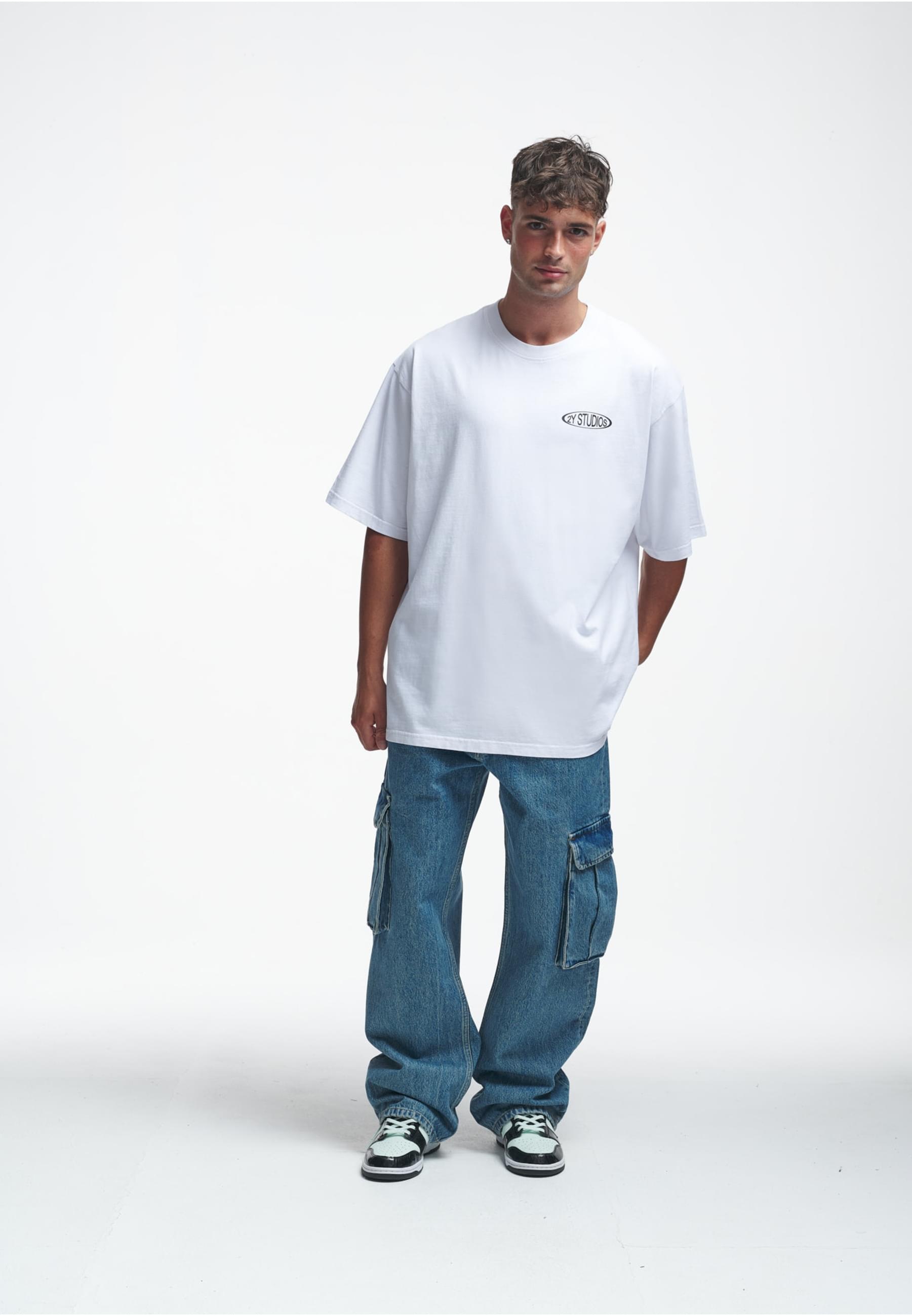 2Y Studios T-Shirt »2Y Studios Herren 2Y Introspect Oversize Tee«, (1 tlg.)