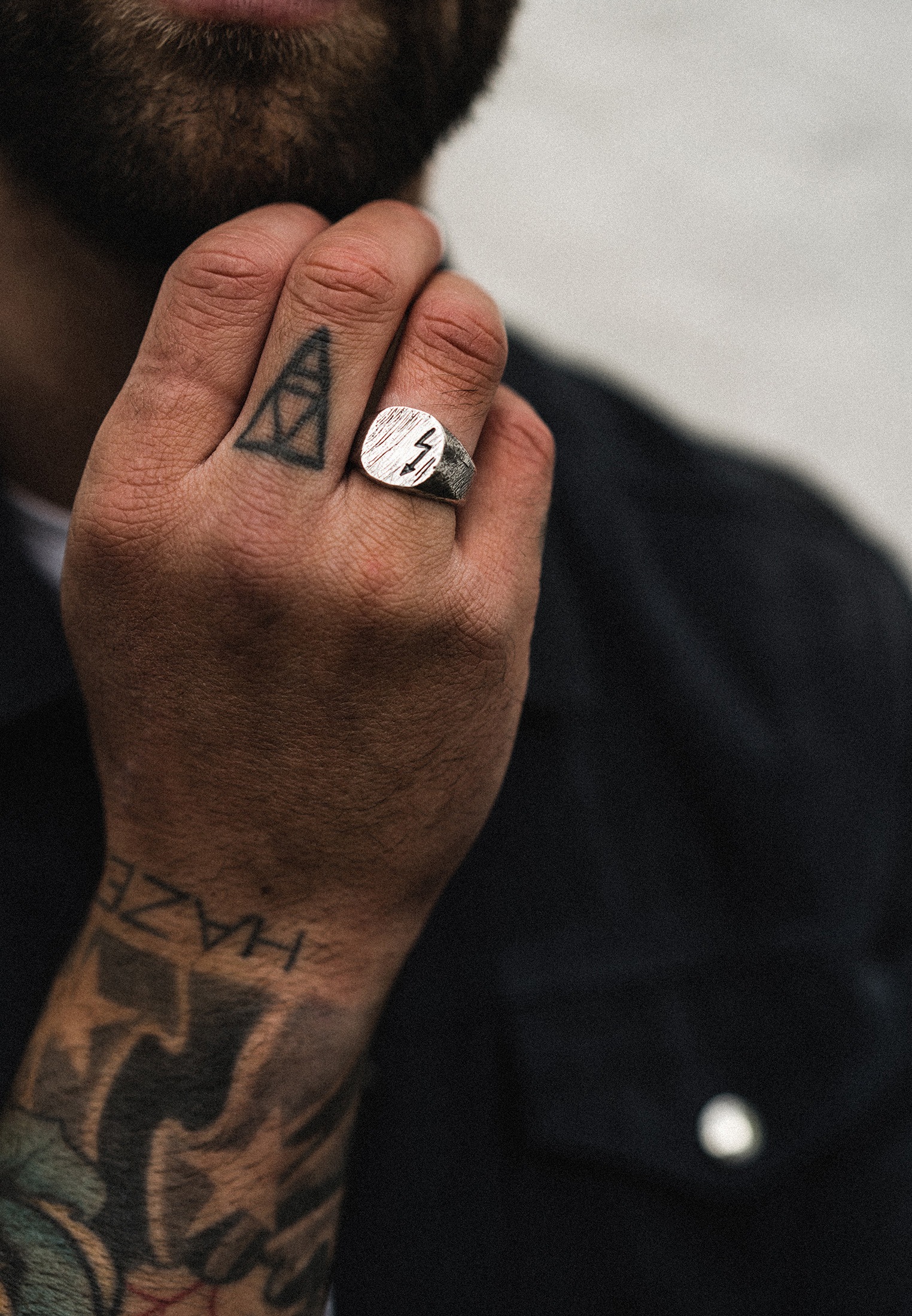 HAZE & GLORY Siegelring »Ring Siegelring - The Thunder 925 Silber«
