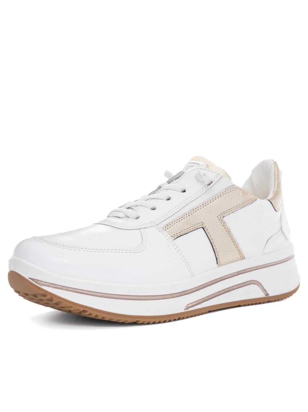 Ara Slip-On Sneaker »SAPPORO«, Freizeitschuh, Schnürschuh mit Frottee-Futter, H-Weite