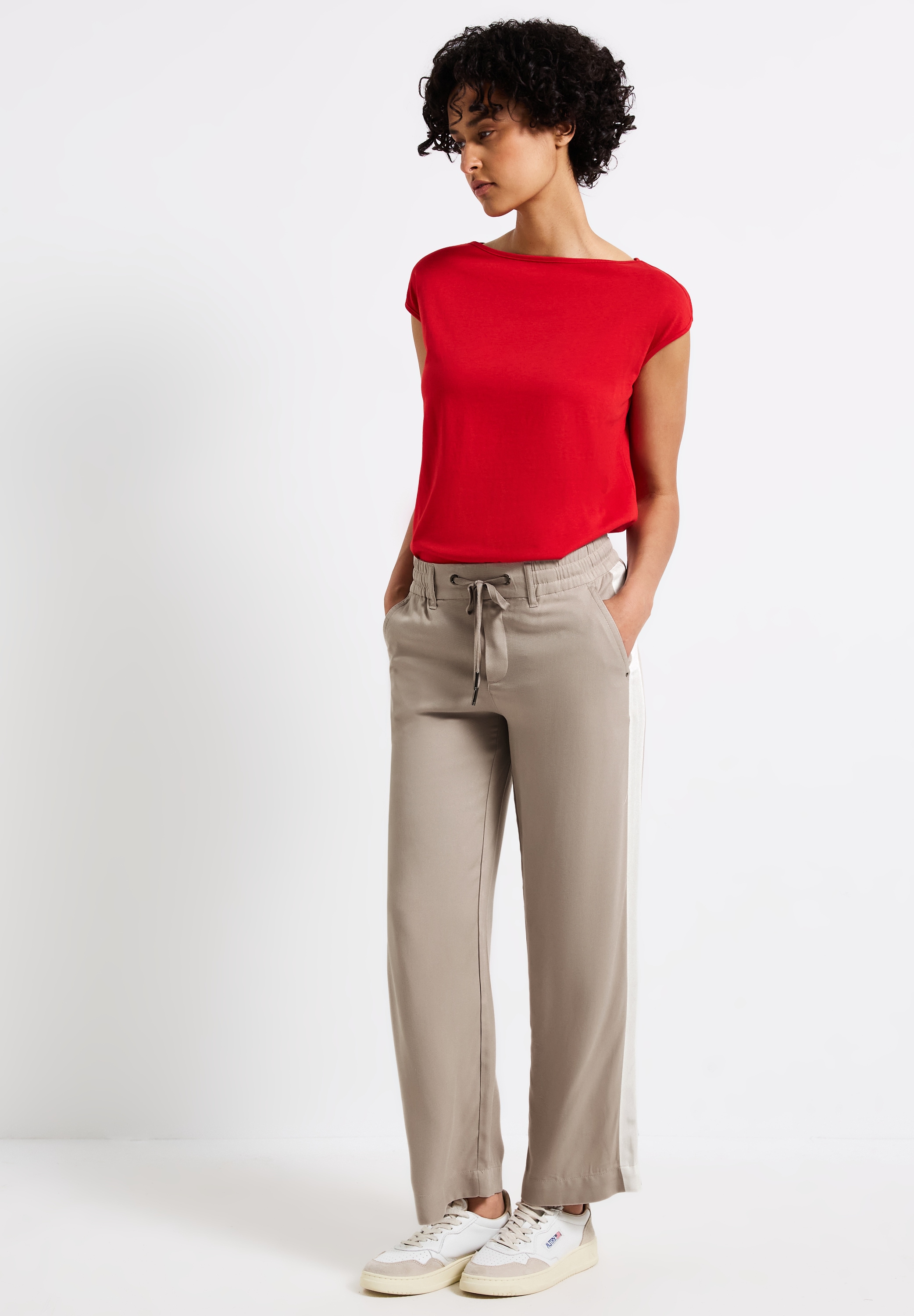 STREET ONE Jogger Pants, Middle Waist