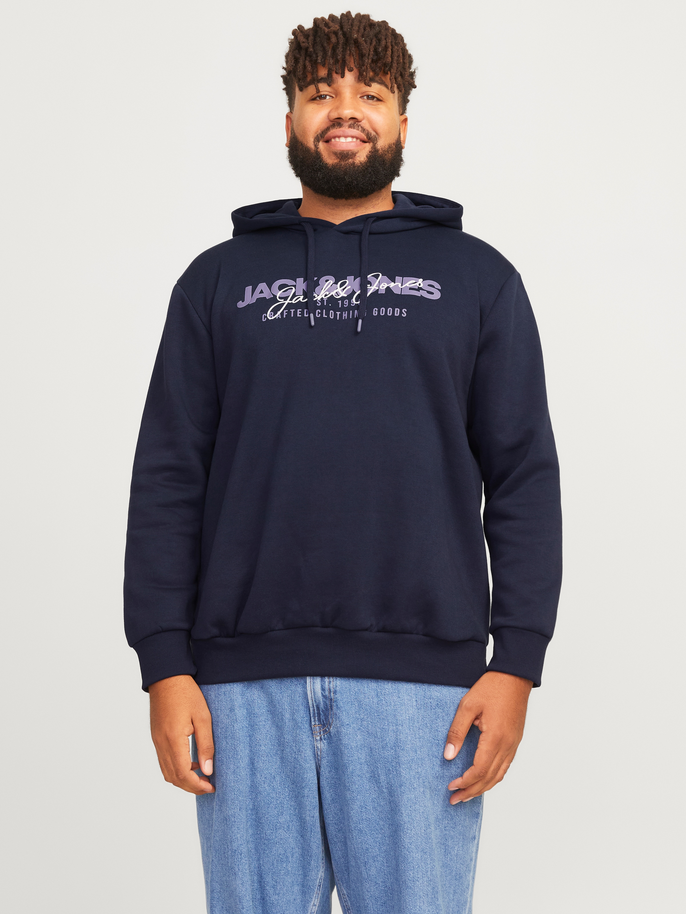 Jack & Jones PlusSize Kapuzensweatshirt "JJALVIS SWEAT HOOD PLS"