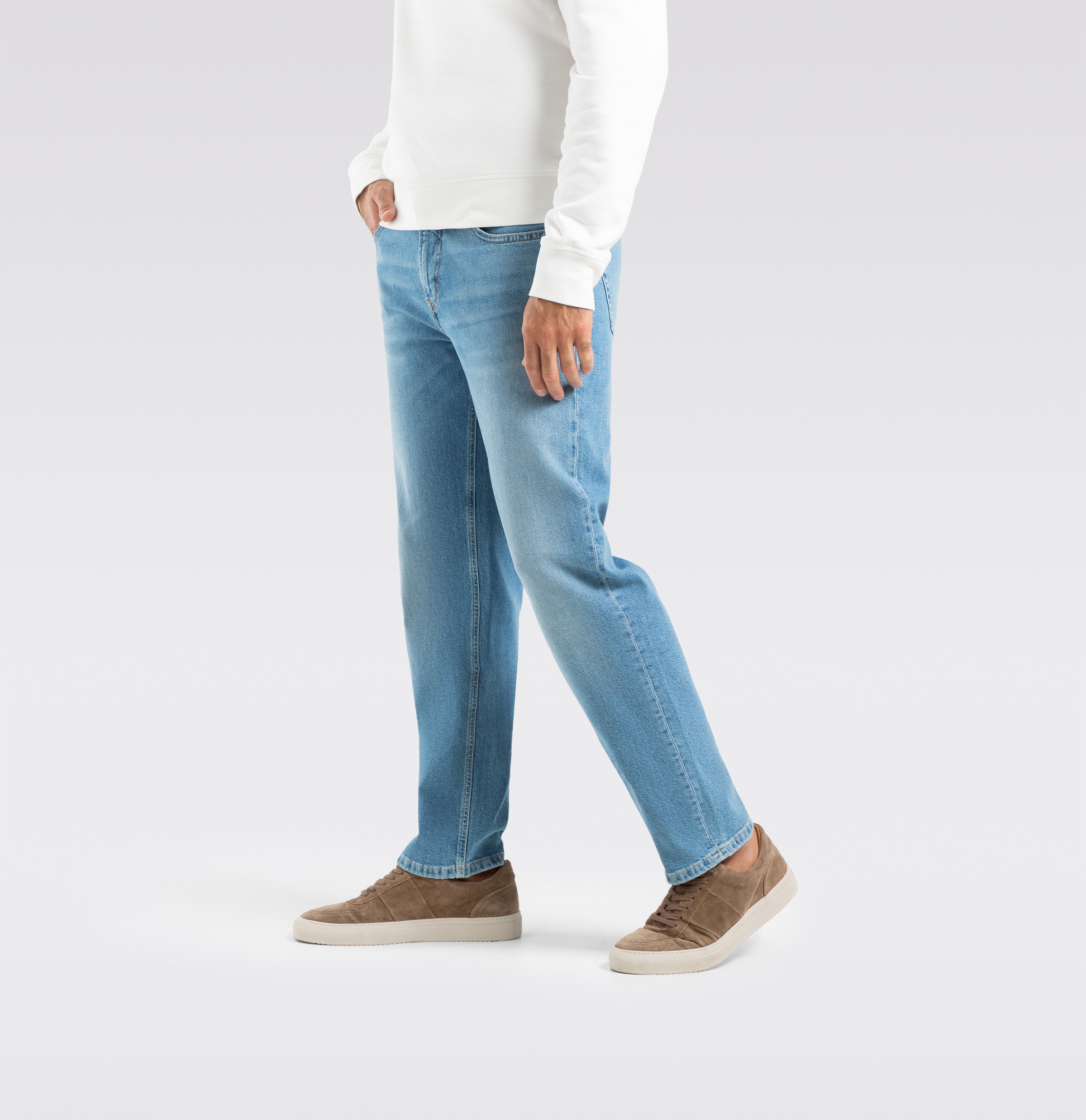 Straight-Jeans MAC "Flexx-Driver", Herren, Gr. 32, Länge 30, blau (3d blau rinsed wash), Denim/Jeans, Obermaterial: 87% Baumwolle, 9% Polyester, 4% Elasthan, Jeans Straight-Jeans, super elastisch 8