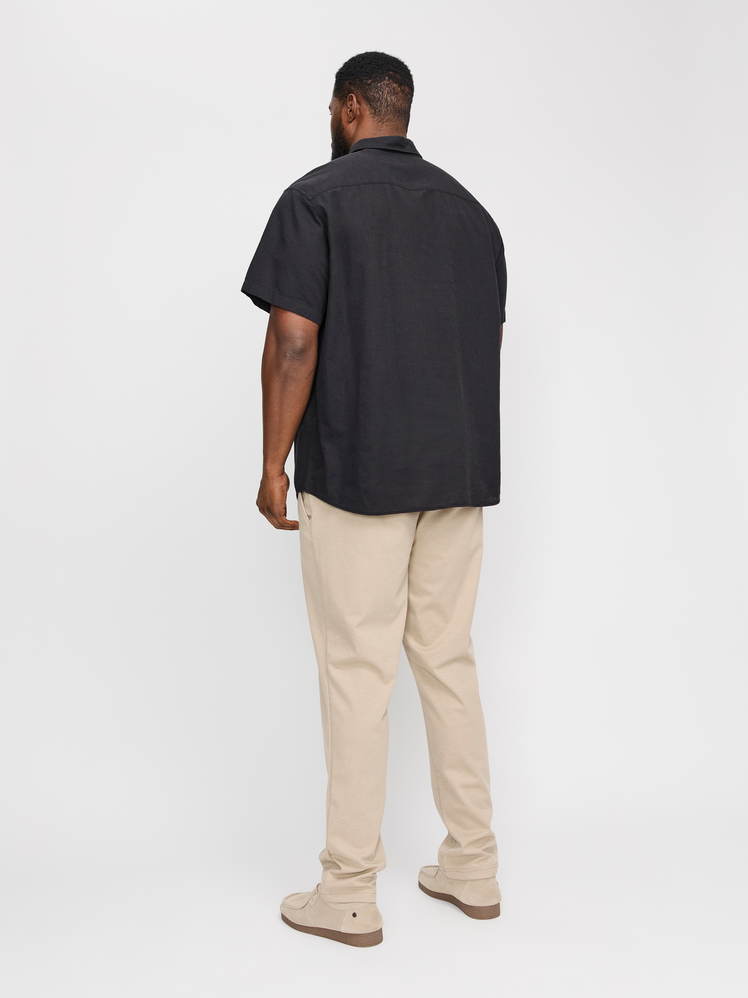 Jack & Jones PlusSize Kurzarmhemd »JJEBREEZE SHIRT SS SN PLS«, mit Hemdkragen