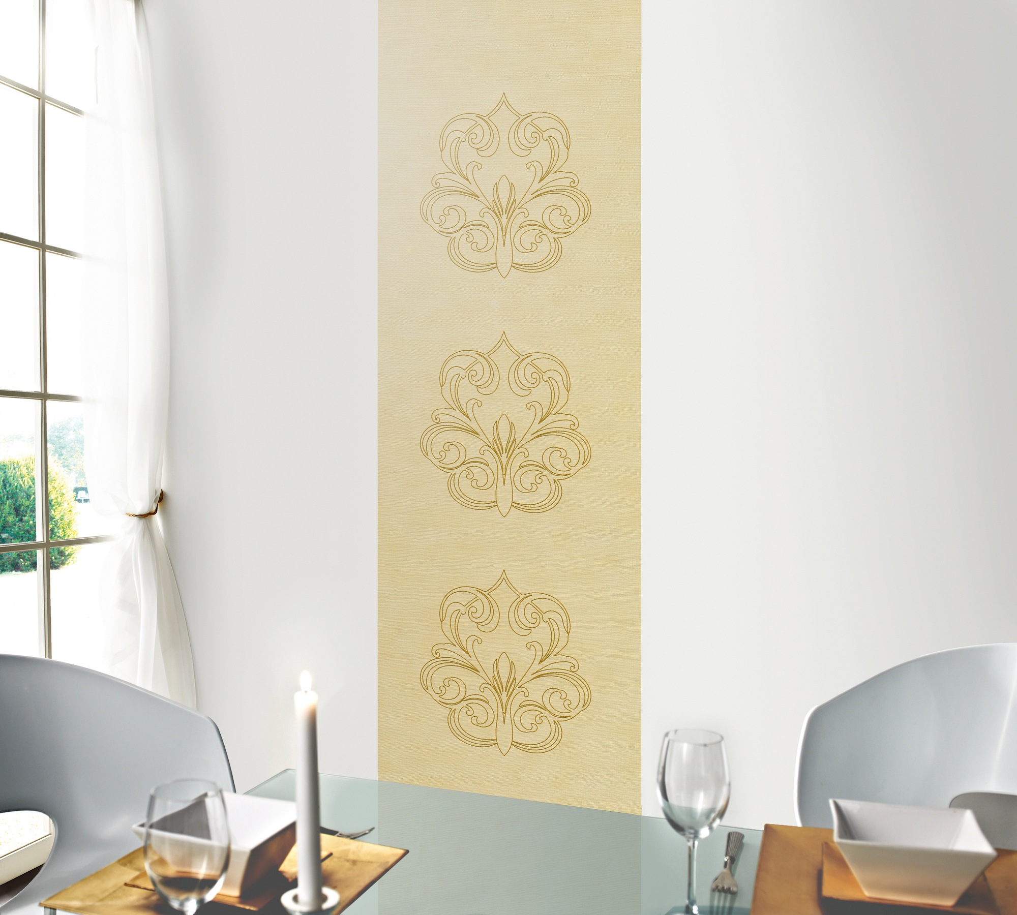 Architects Paper Vliestapete »Nobile«, Barock-bestickt, Barocktapete Vlies Tapeten Wohnzimmer Schlafzimmer Küche modern Design